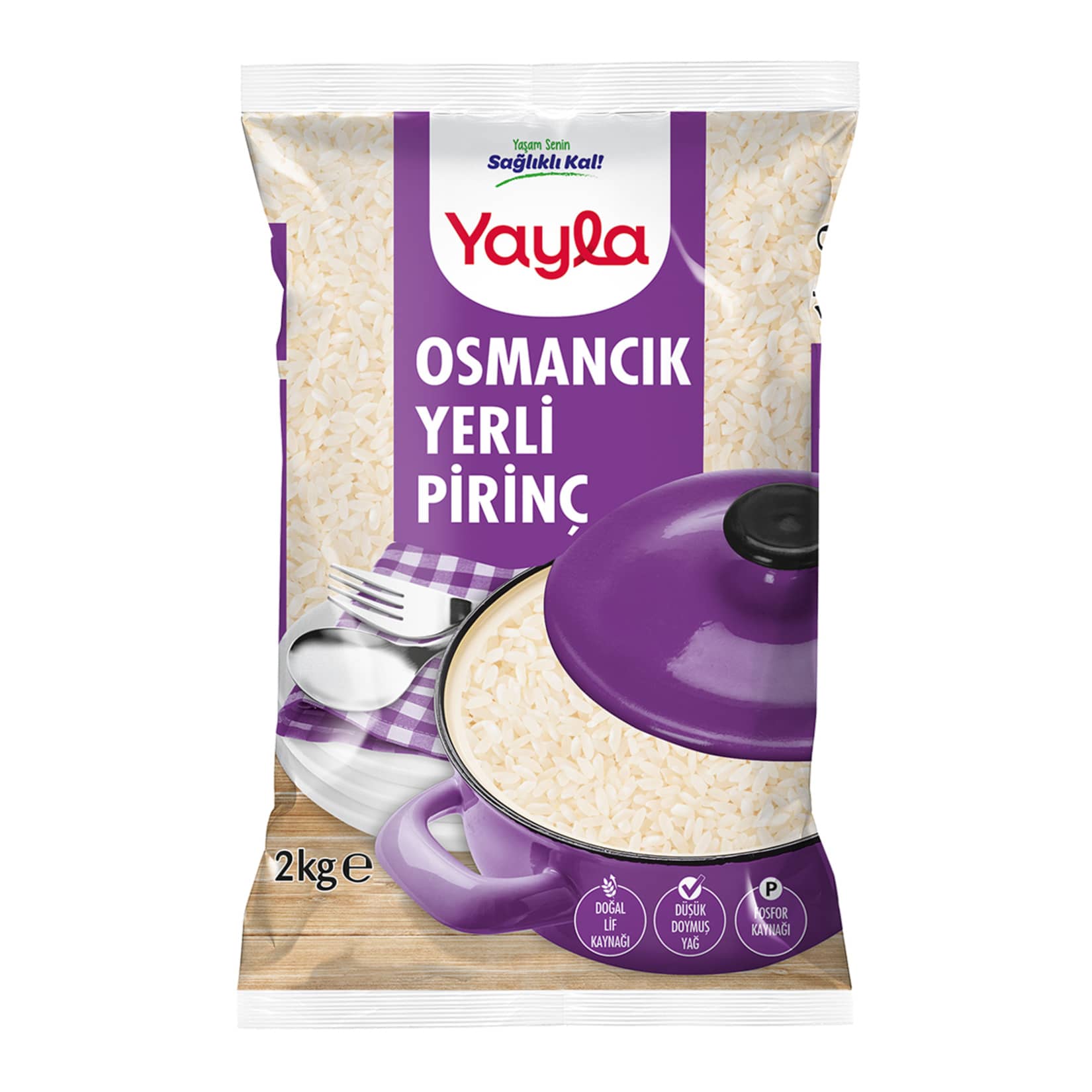 Yayla Yerli Pirinç Osmancık Bölgesi Mahsulü 2 kg