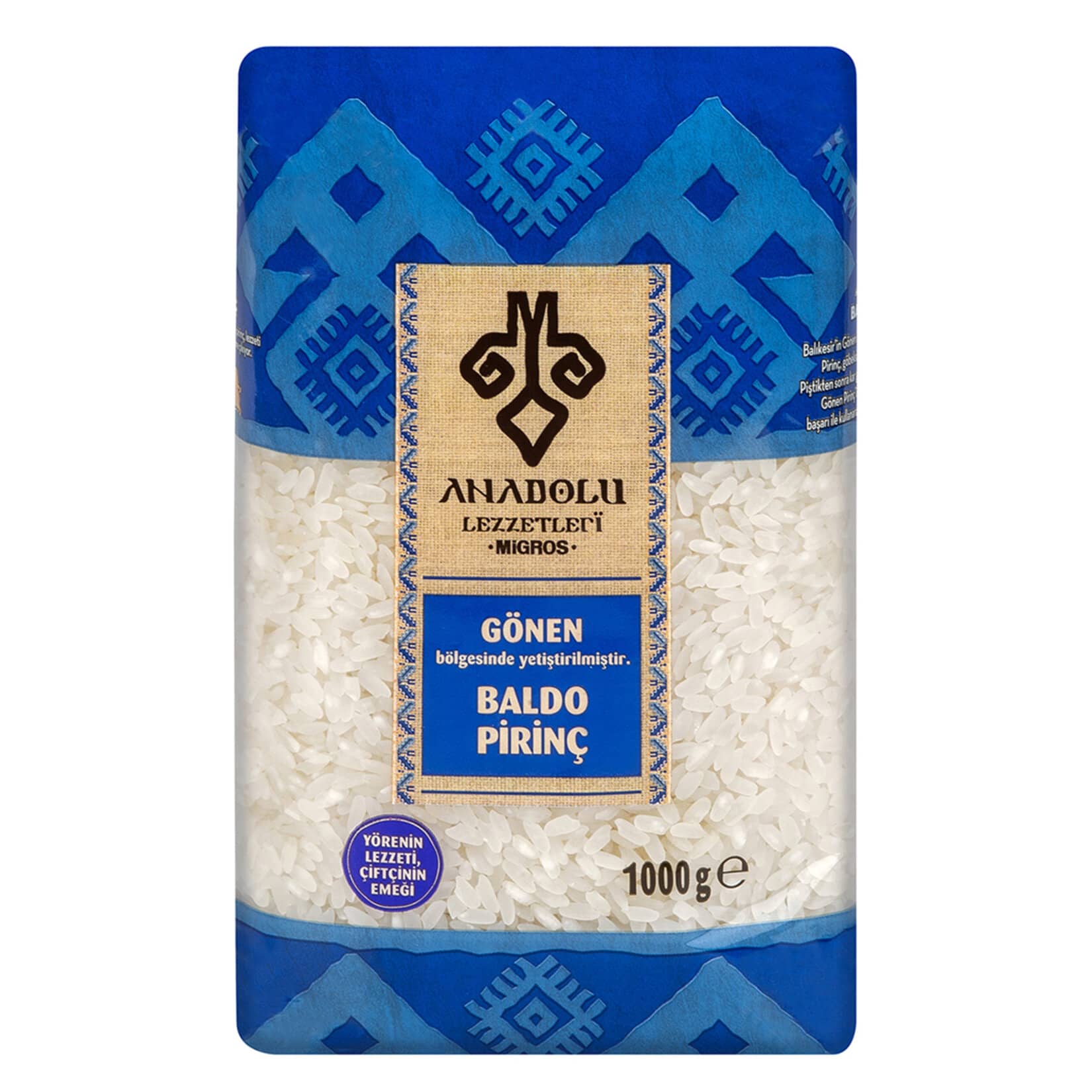 Anadolu Lezzetleri Gönen Baldo Pirinç 1 Kg