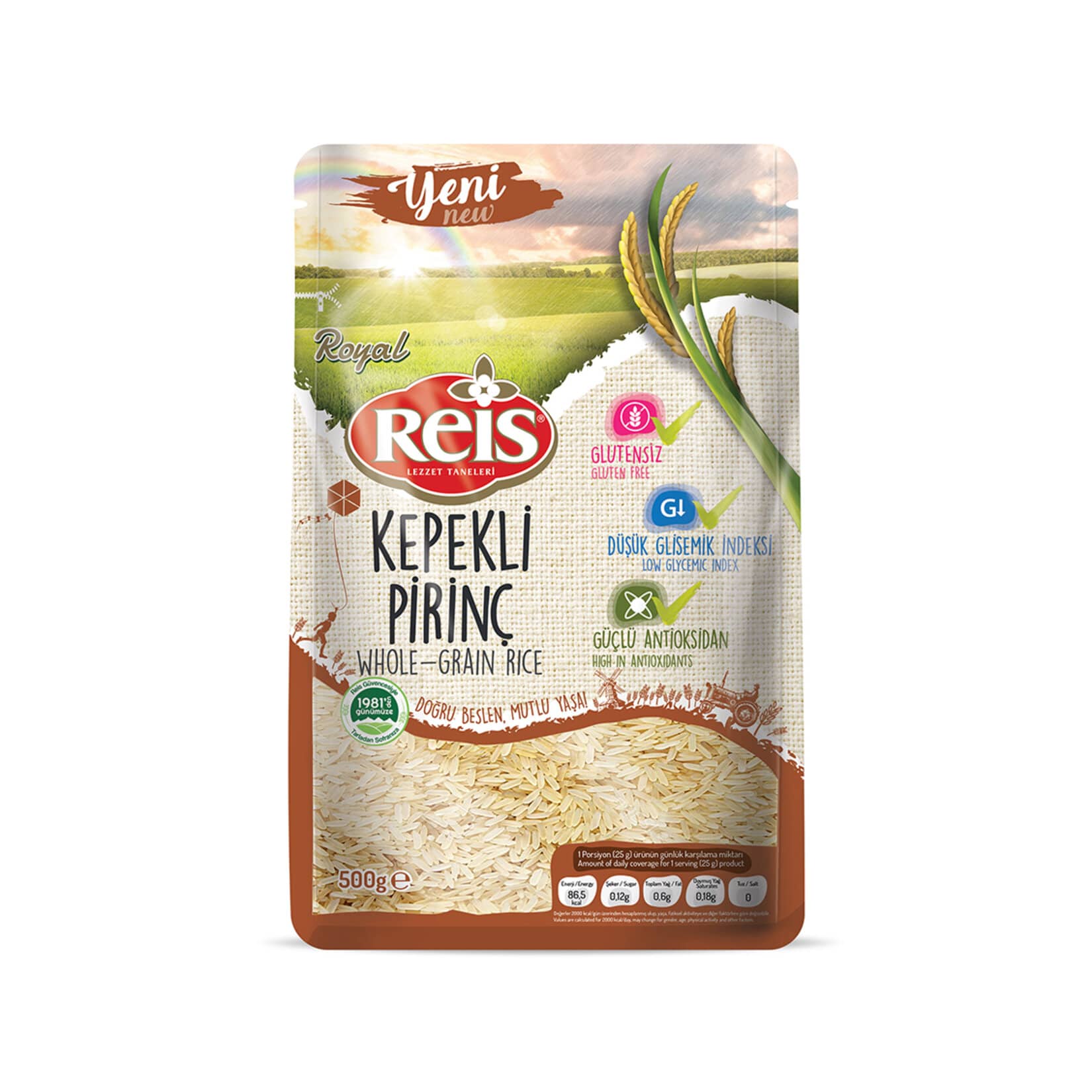 Reis Royal Kepekli Pirinç 500 g