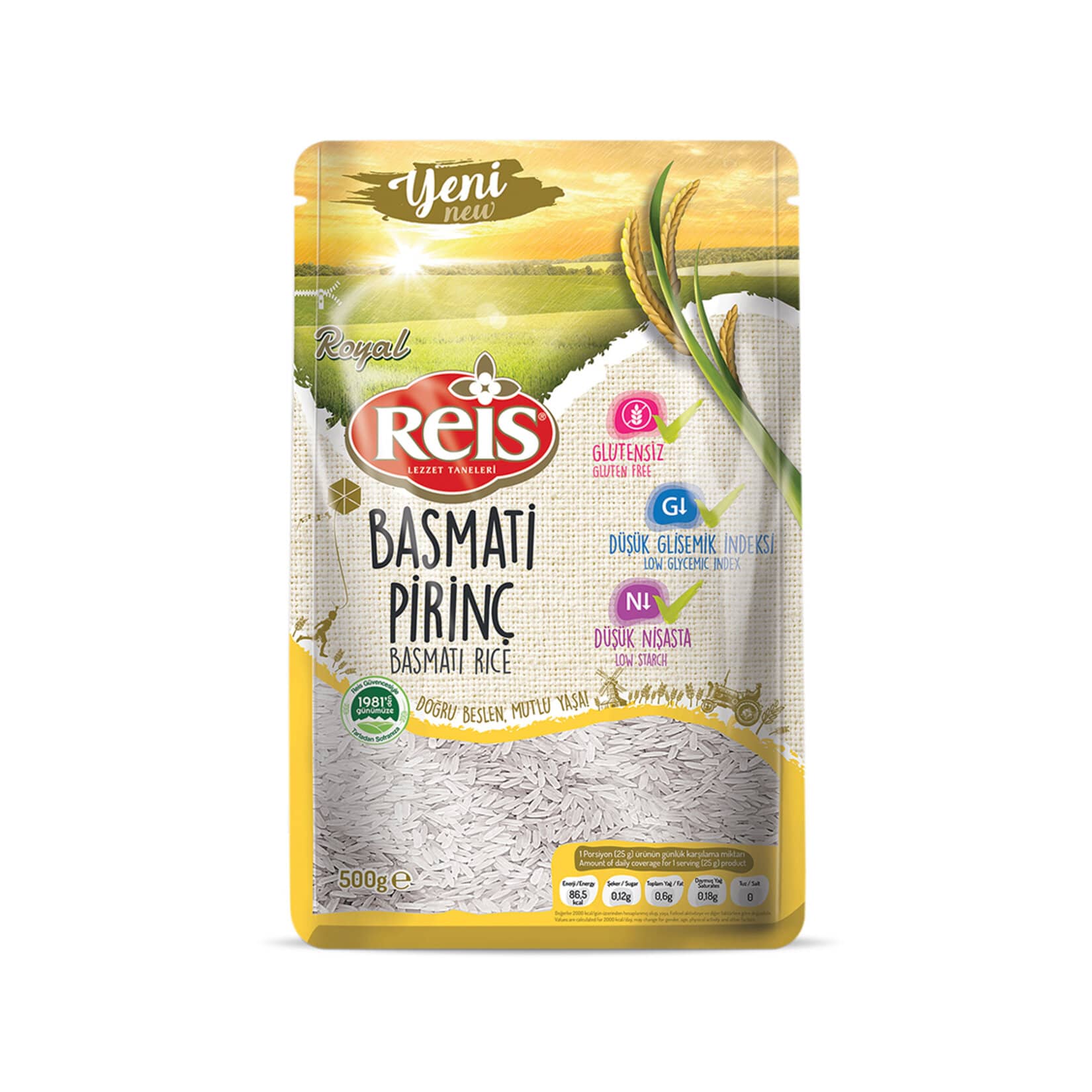 Reis Royal Basmati Pirinç (Superior) 500 g