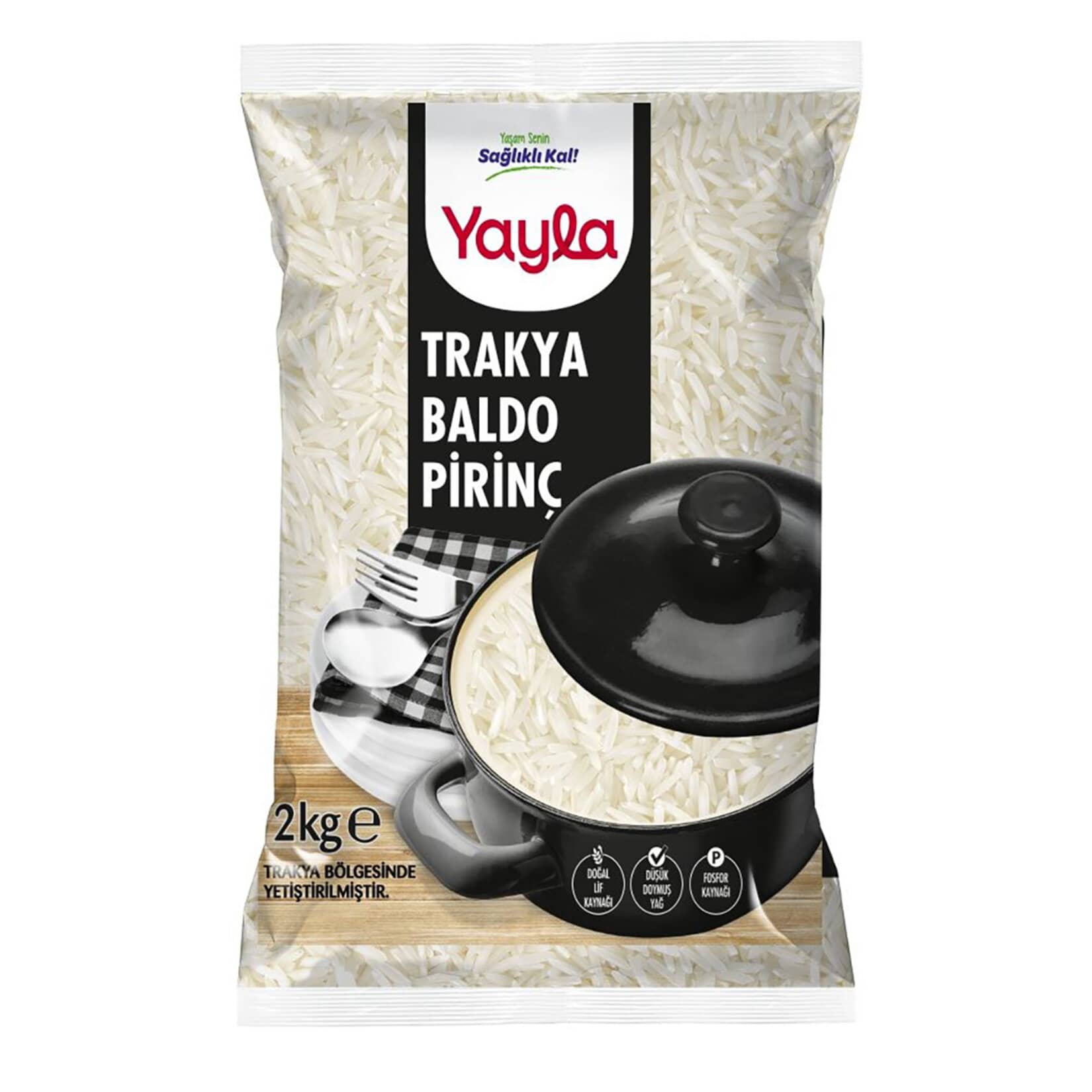 Yayla Trakya Baldo Pirinç 2 kg