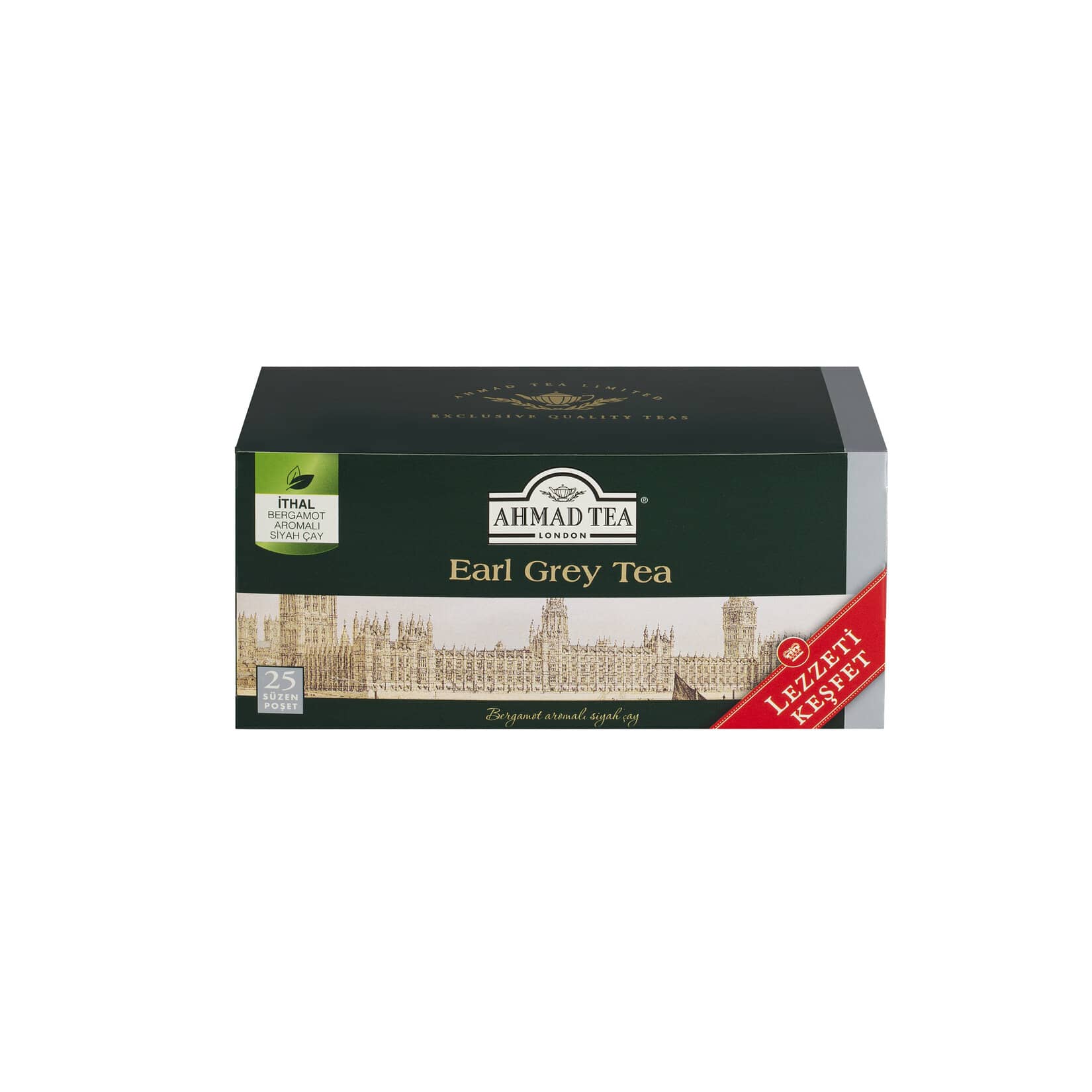 Ahmad Tea Earl Grey Bardak Poşet Çay 25'li 50 G