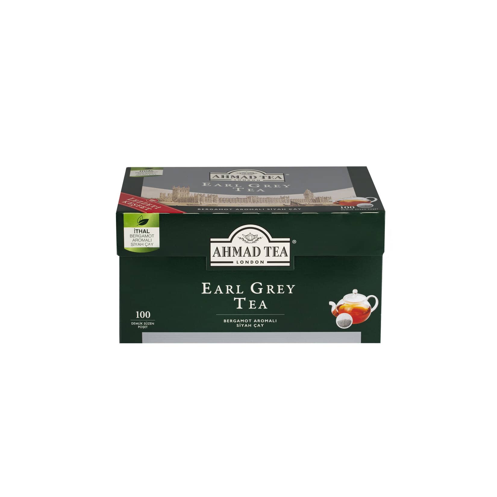 Ahmad Tea Earl Grey Demlik Poşet Çay 100'lü 320 G