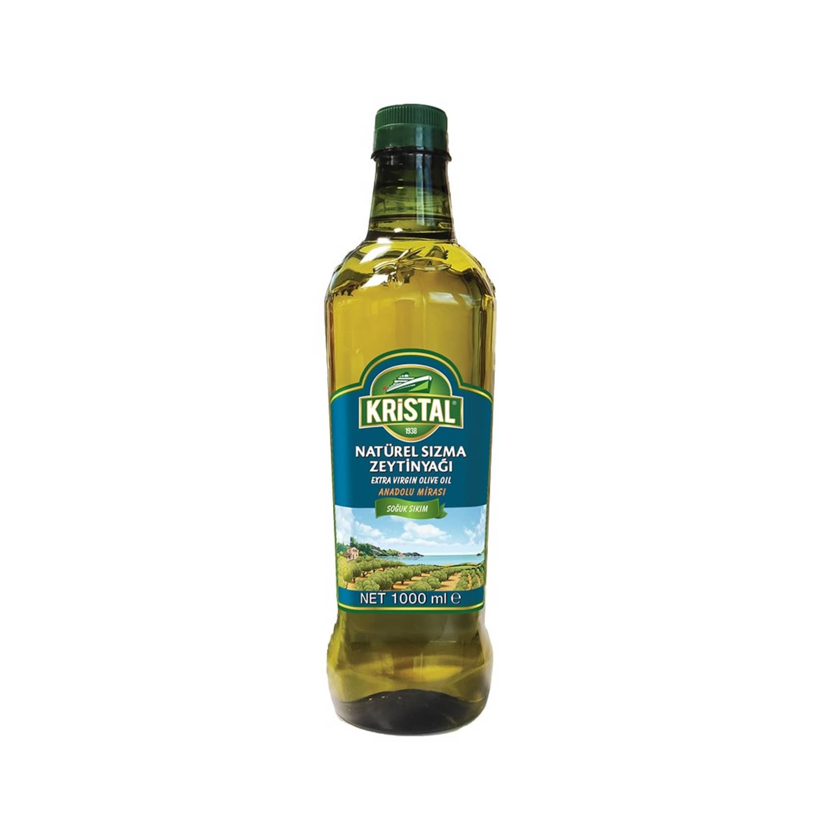 Kristal Anadolu Mirası Naturel Sızma Zeytinyağı 1 L