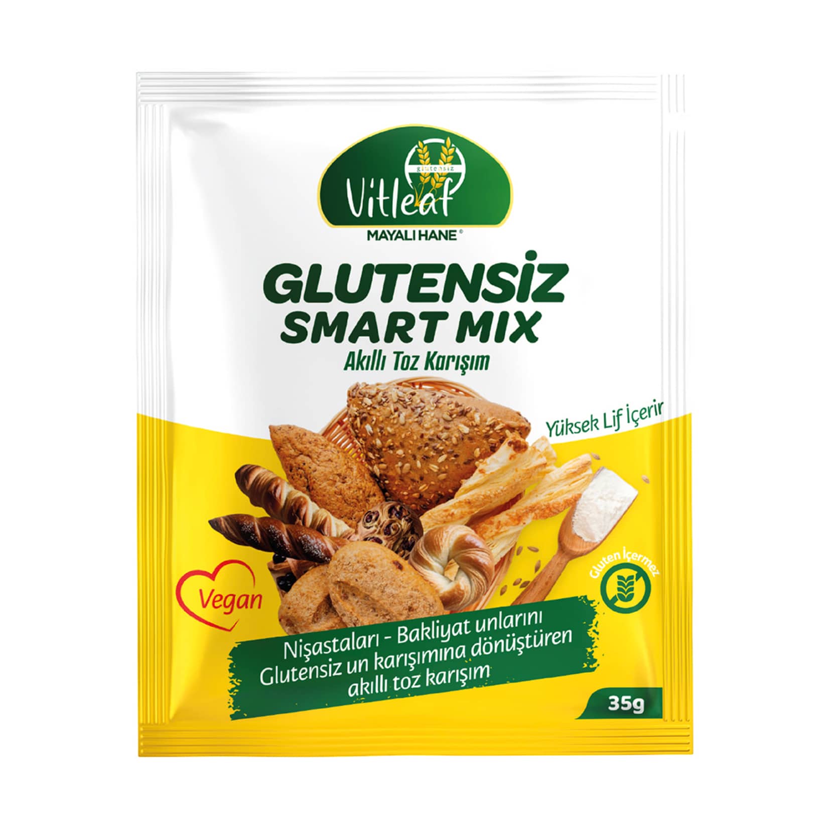 Vitleaf Smart Mix Glutensiz Akıllı Toz Karışım 35 G