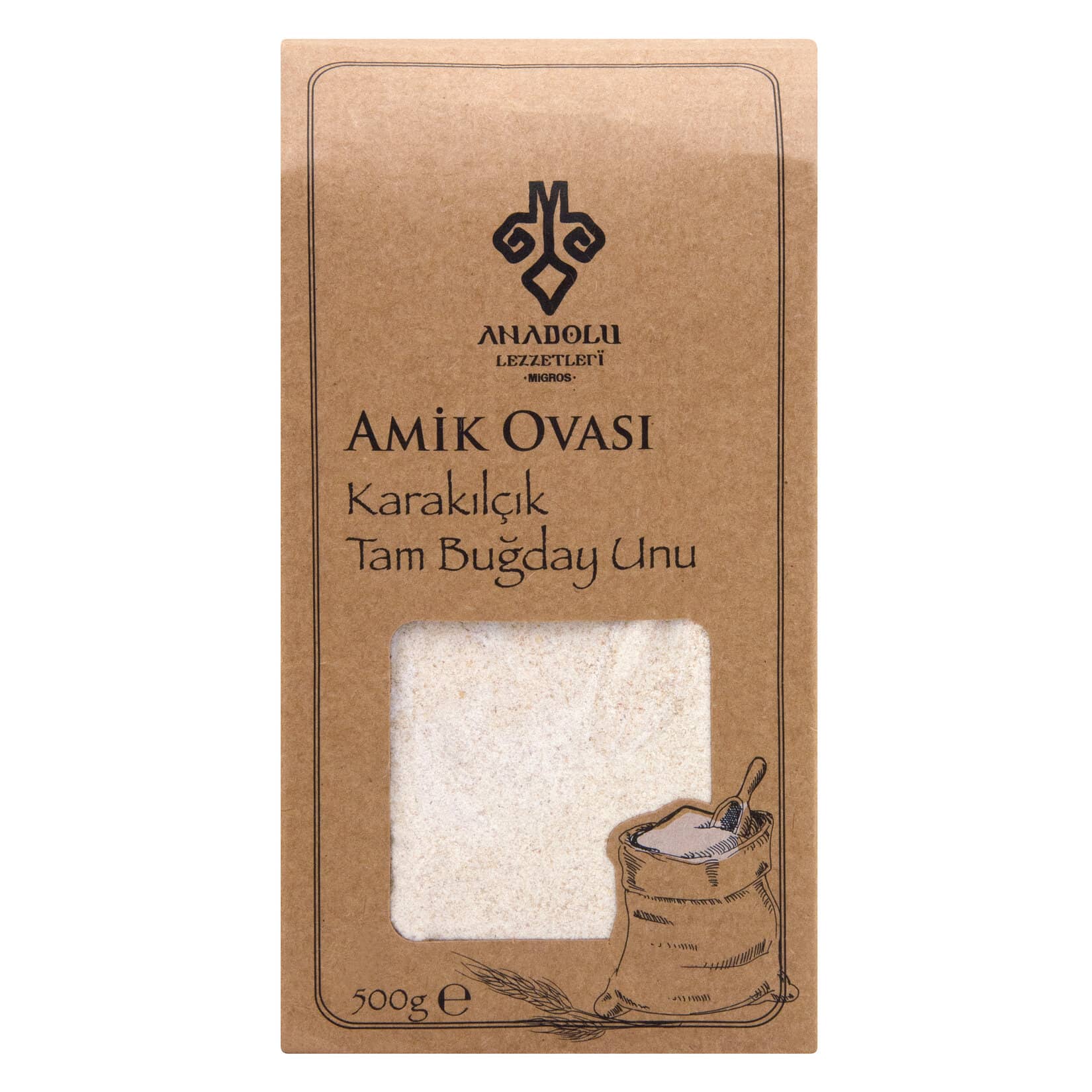 Anadolu Lezzetleri Karakılçık Tam Buğday Unu 500 G
