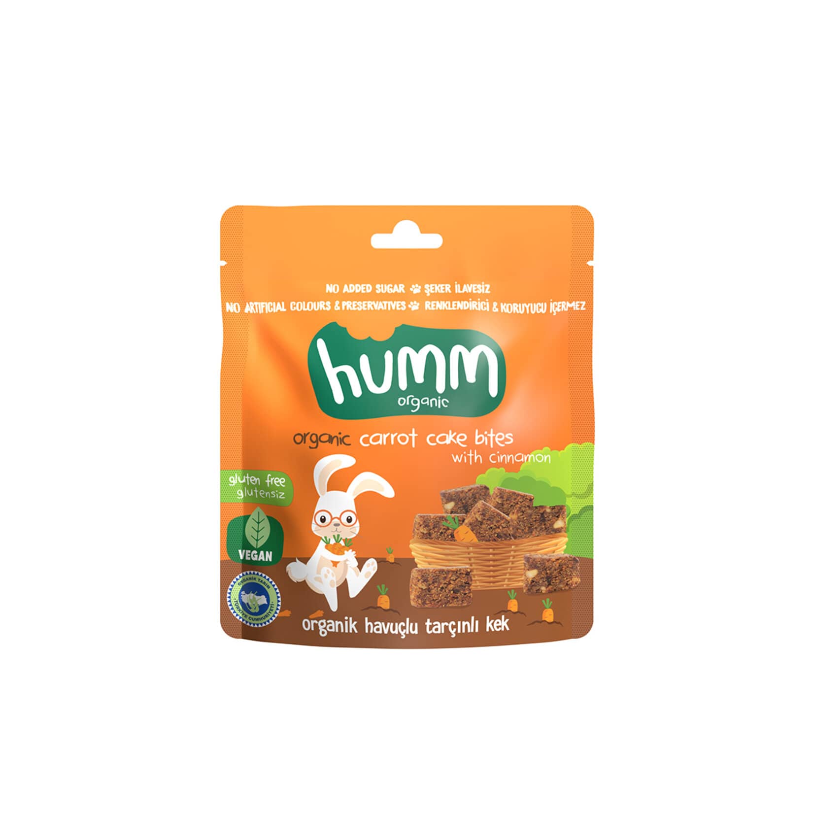 Humm Organic Havuçlu Tarçınlı Kek 30 G