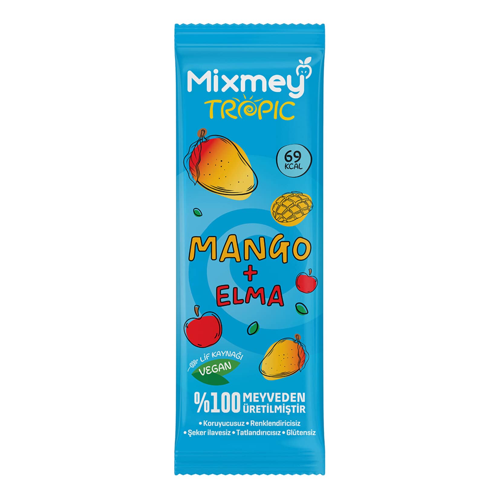 Mixmey Elmalı ve Mangolu Tropic Meyve Bar 20 G