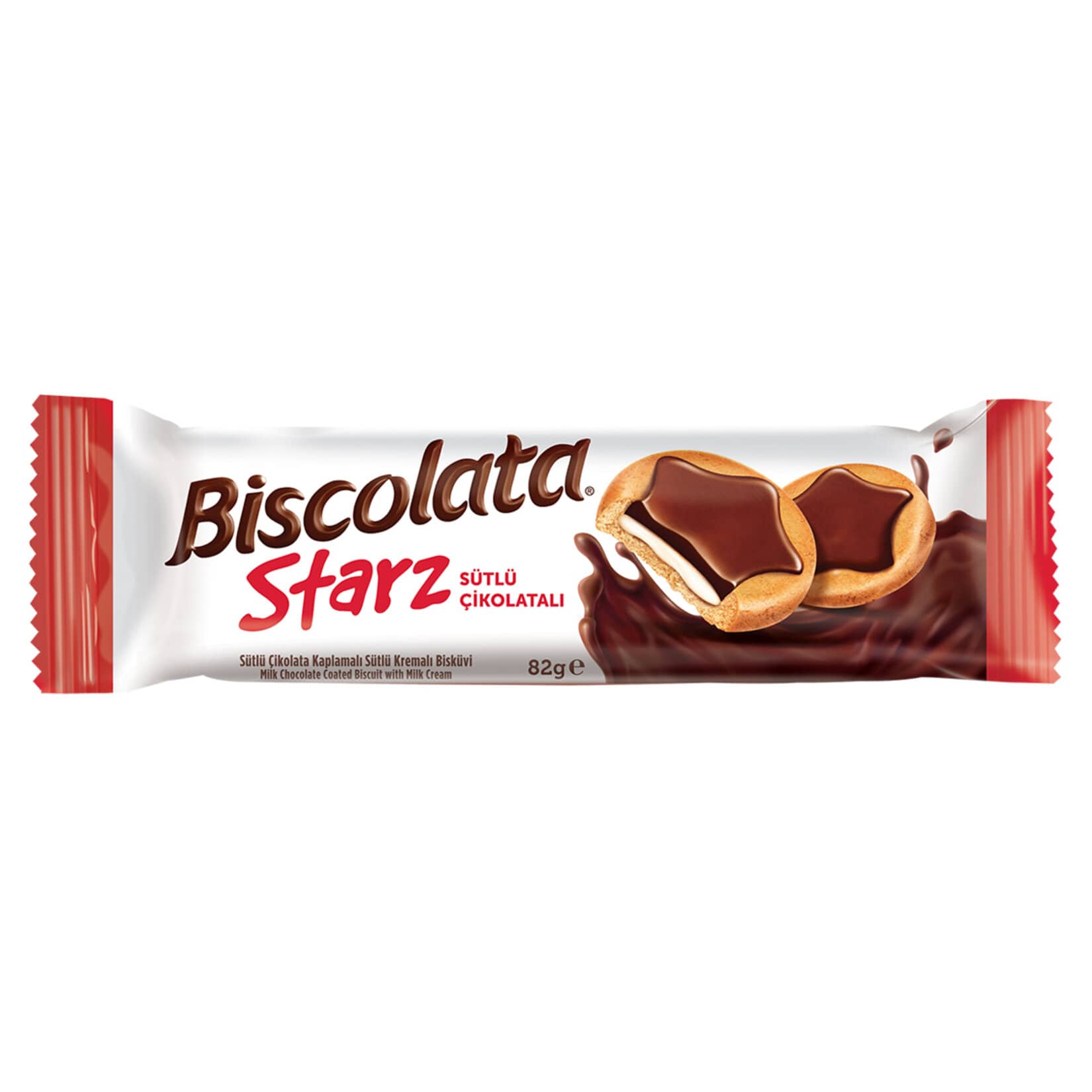 Biscolata Starz Sütlü Çikolata Kaplamalı Bisküvi 82 g