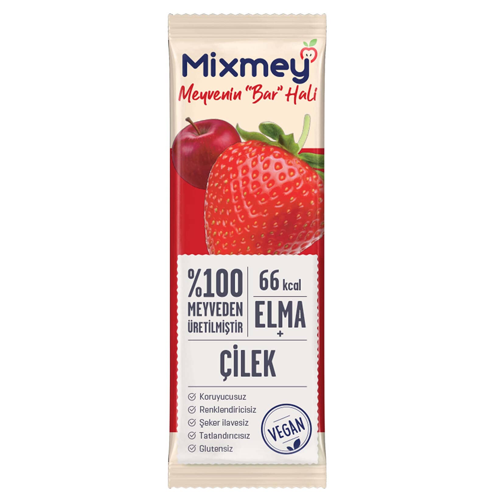 Mixmey Çilekli Meyve Bar 20 G