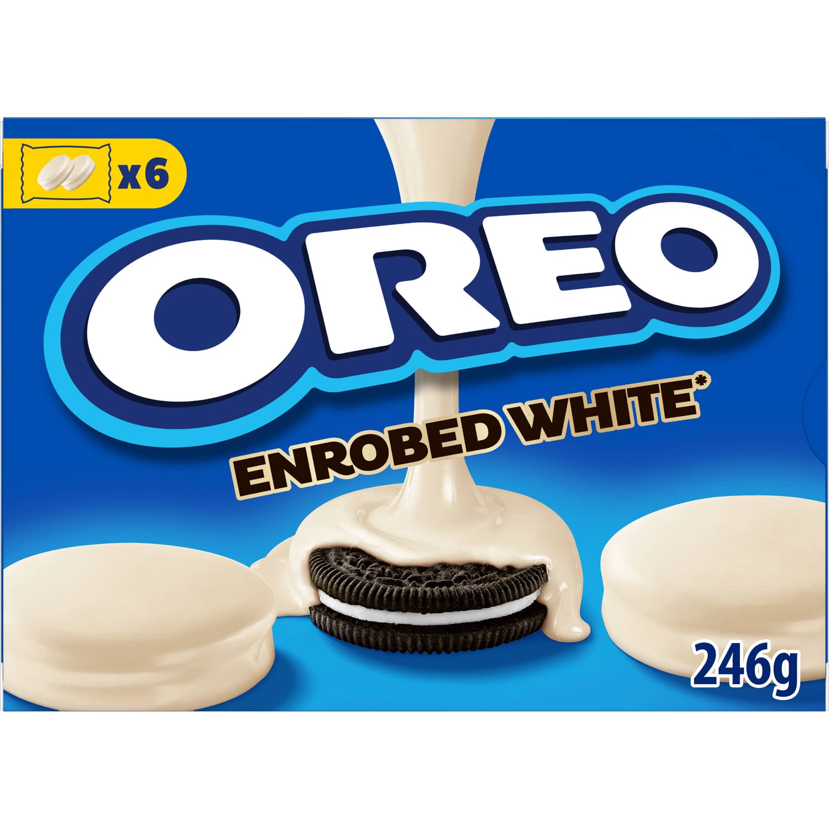 Oreo Beyaz Çikolata Kaplı Bisküvi 246 g