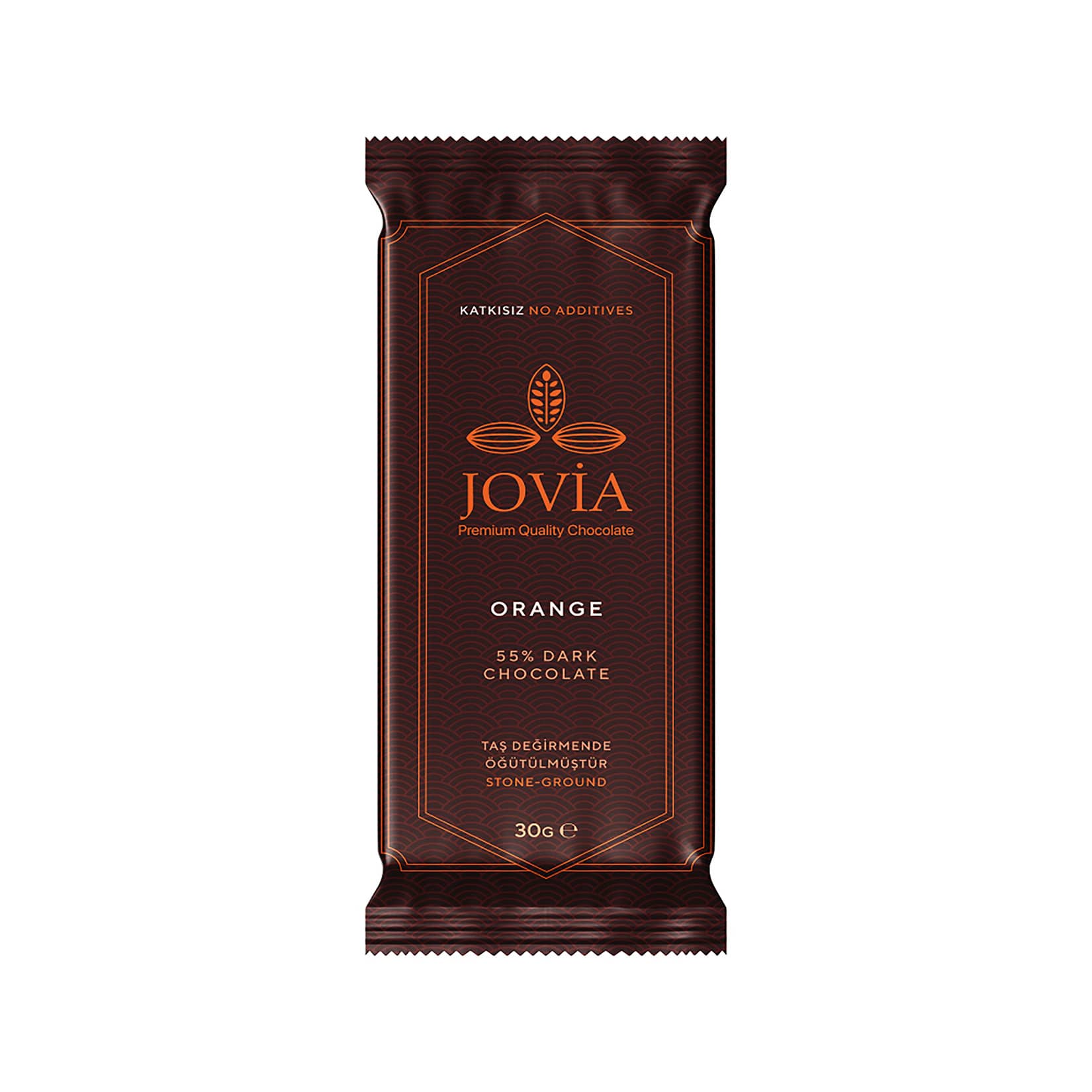 Jovia Premium %55 Bitter Portakallı Çikolata 30 G