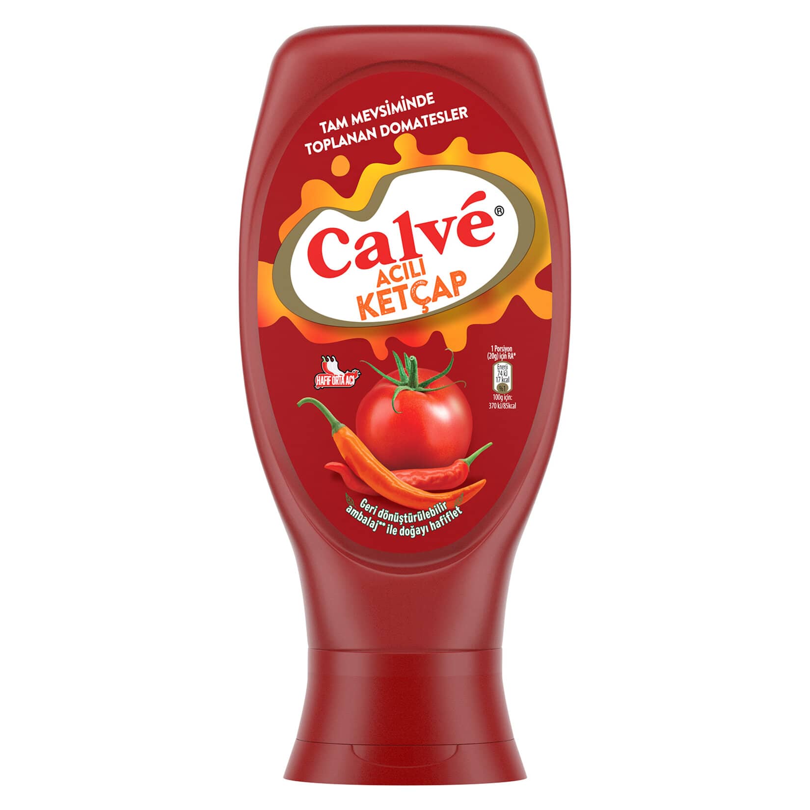 Calve Acılı Ketçap 430 g