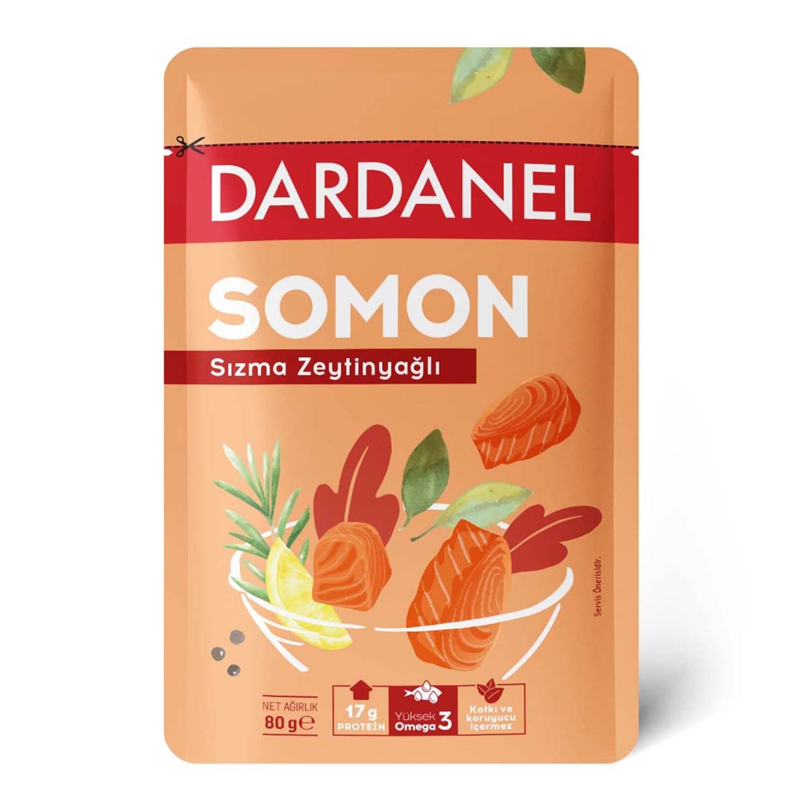 Dardanel Zeytinyağlı Somon Poşet 80 g