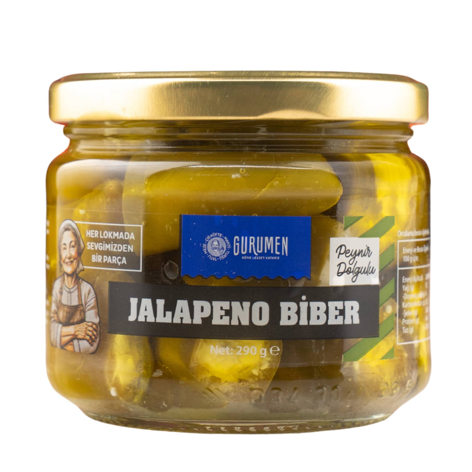 Gurumen Peynir Dolgulu Jalapeno Biber 290 G