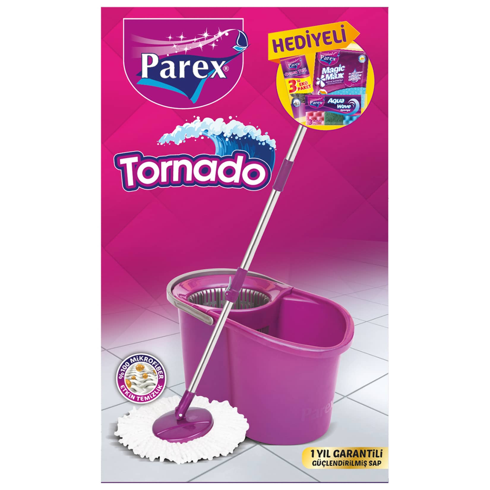 Parex Tornado Otomatik Temizlik Seti (Hediyeli)