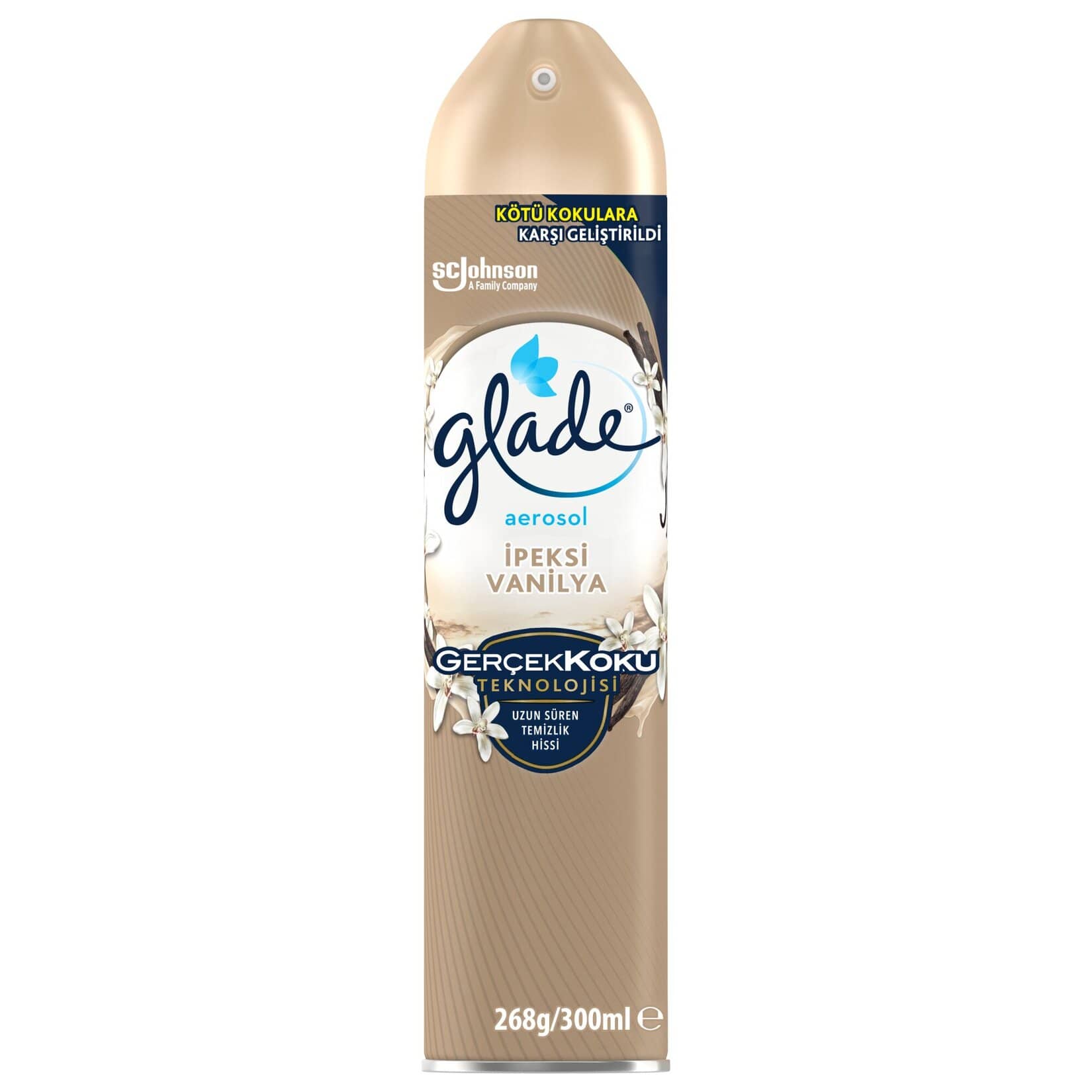 Glade Aerosol Oda Kokusu İpeksi Vanilya 300ml