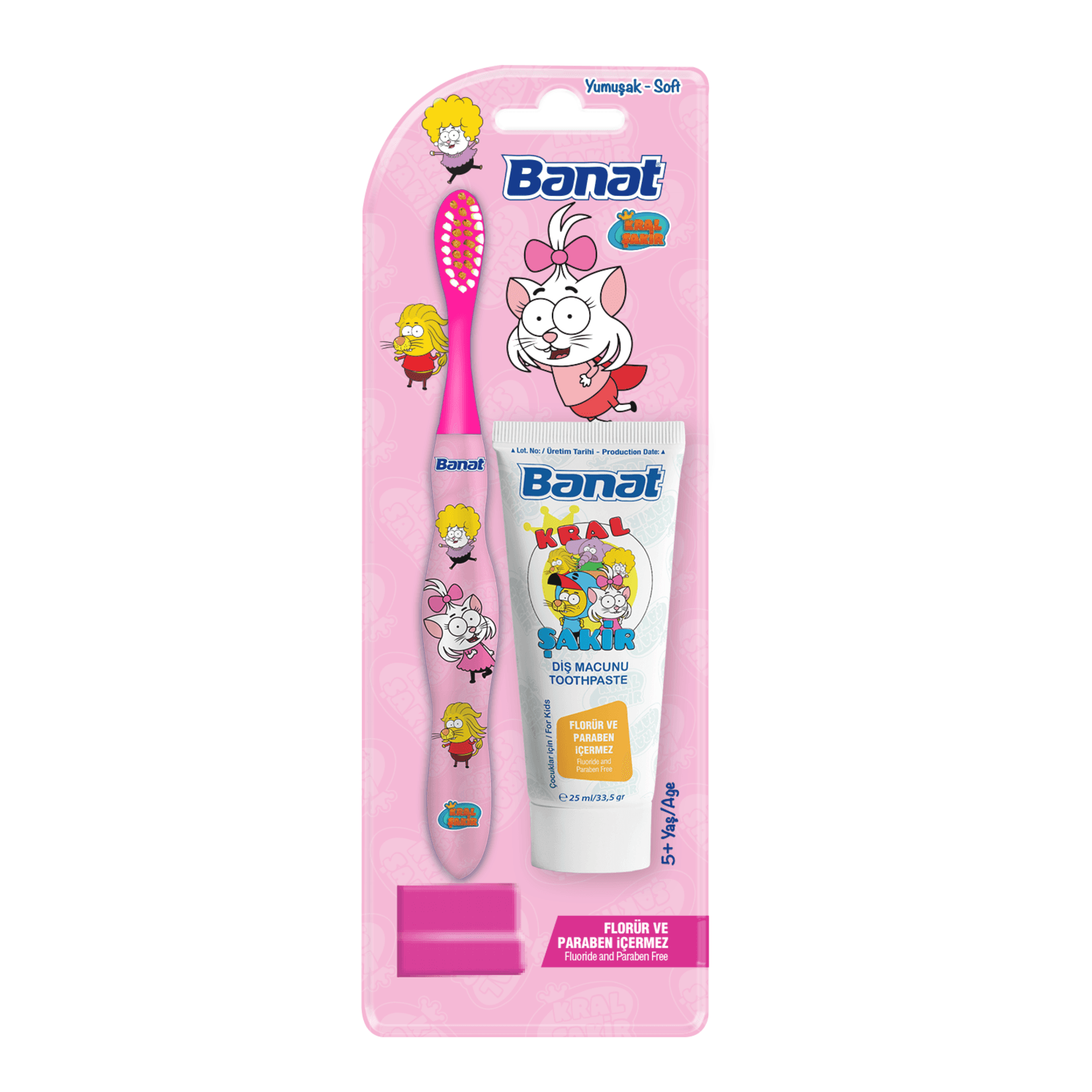 Banat Kral Şakir Diş Macunu 25 Ml+Diş Fırçası Seti