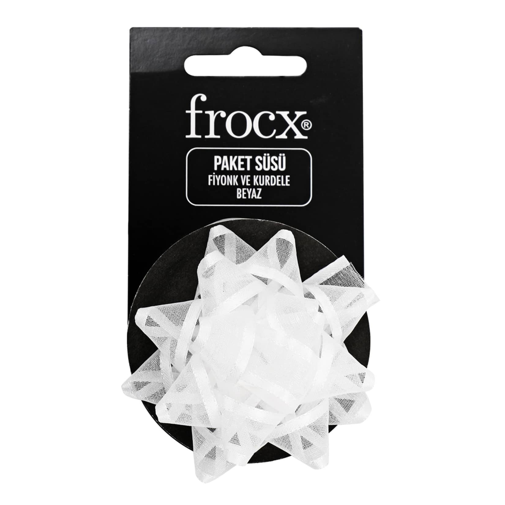 Frocx Paket Süsü Fiyonk ve Kurdele