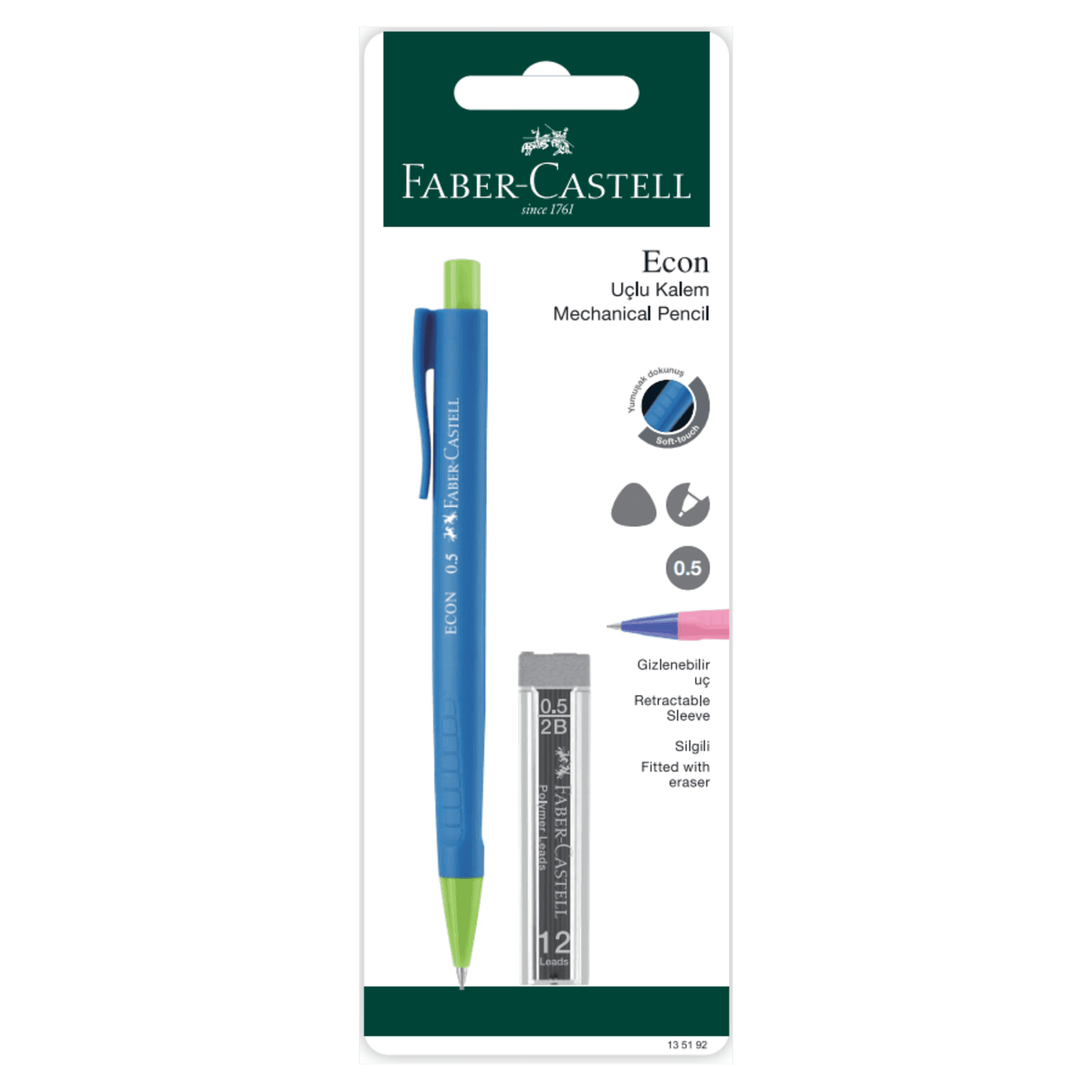 Faber Castell Soft Touch Combo Versatil + 0.5 mm Set