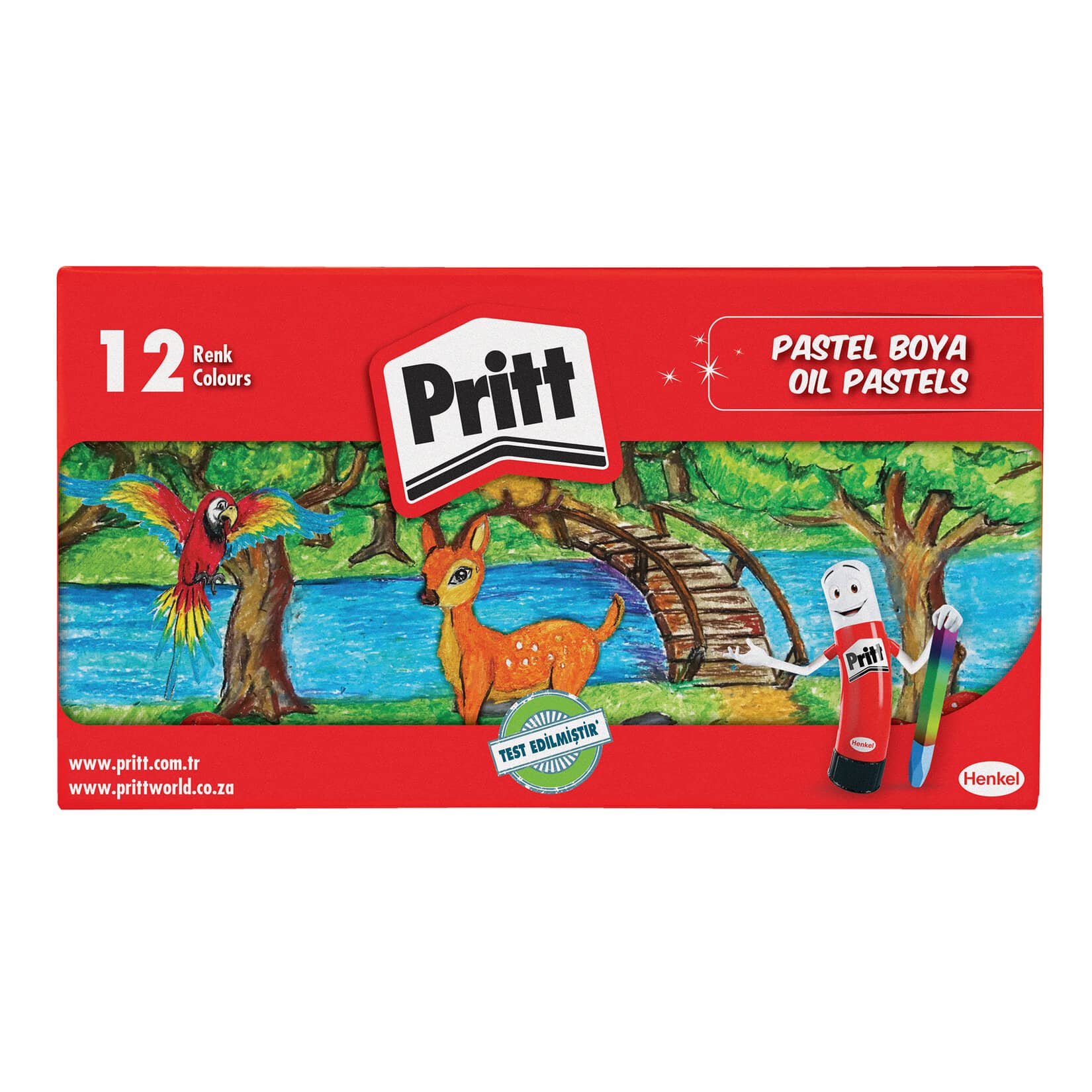 Pritt Karton Kutu Pastel Boya 12'li