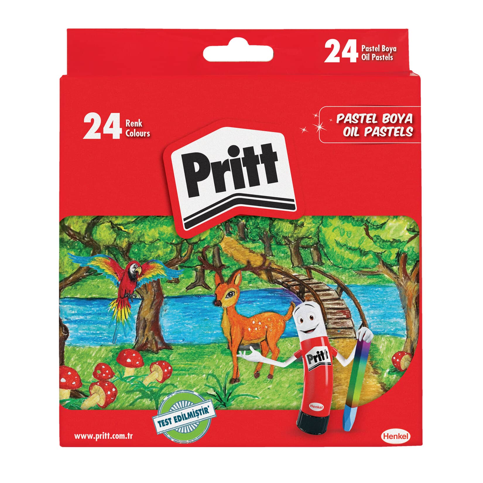 Pritt Karton Kutu Pastel Boya 24'lü