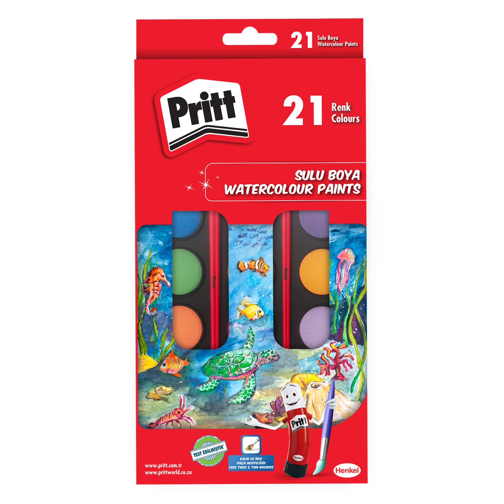 Pritt Sulu Boya 21'li