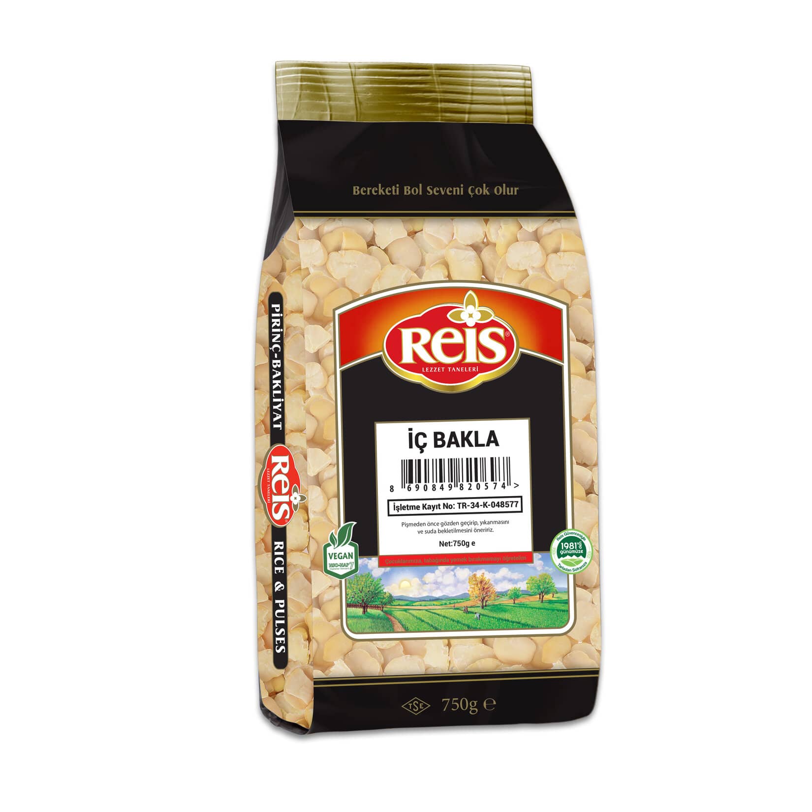 Reis İç Bakla (Ege) 750 g