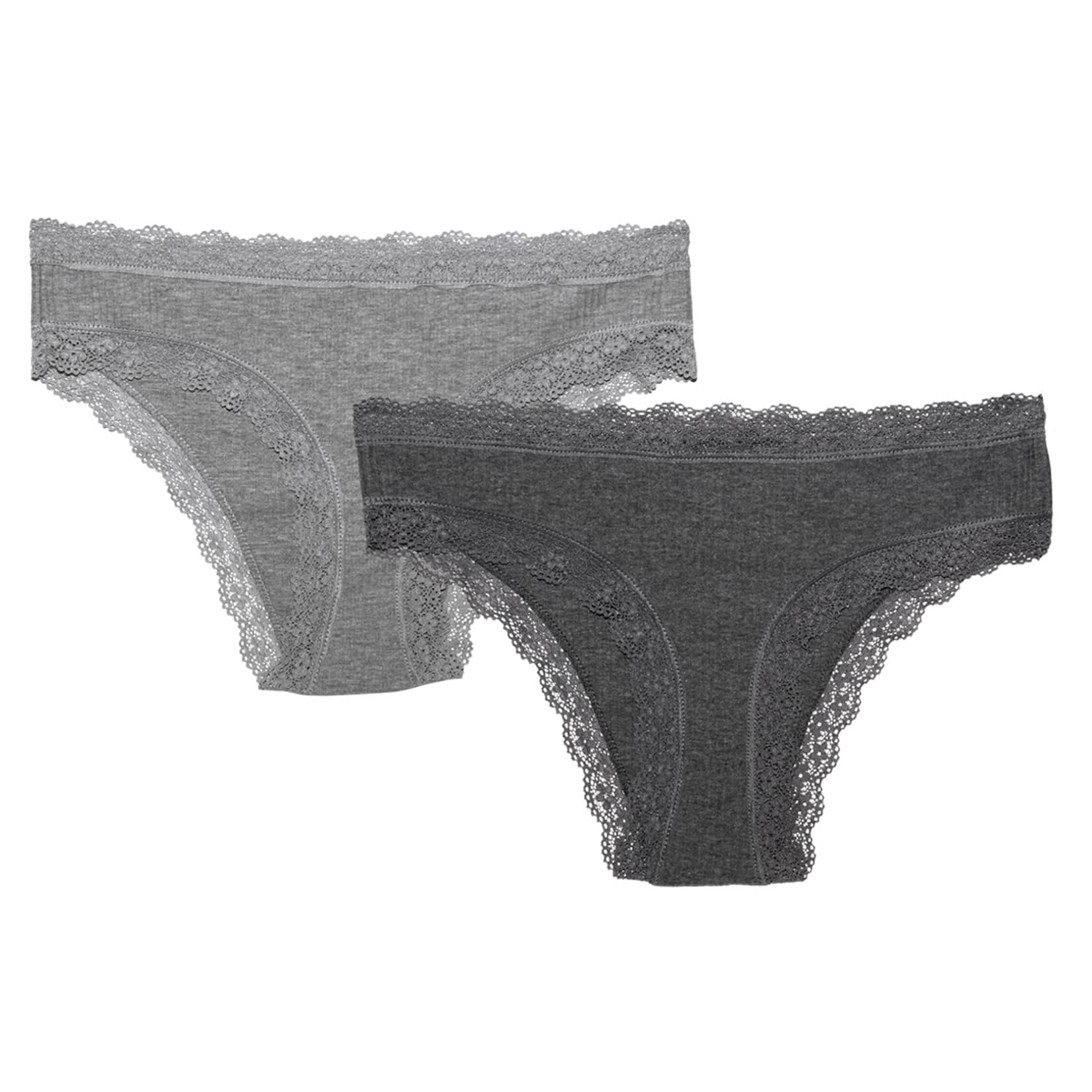 Brix Kadın Dantelli Slip 2'li