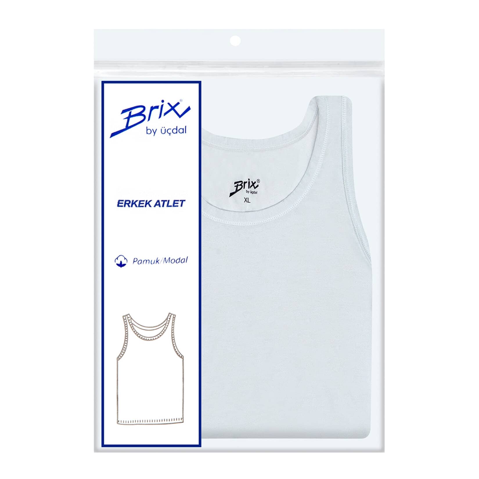 Brix Modal Erkek Atlet XL