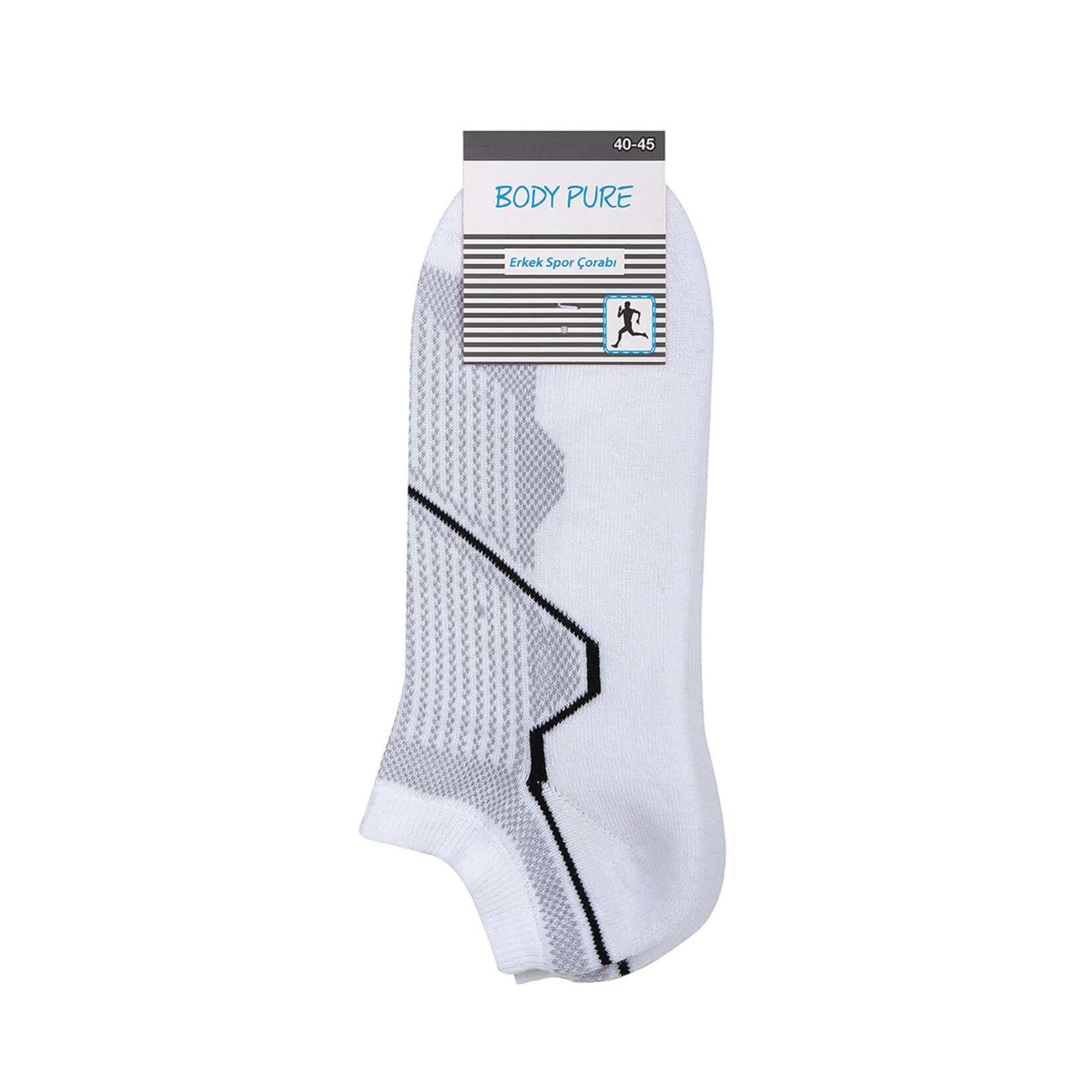 Body Pure Erkek Spor Havlu Patik Çorap 40-44