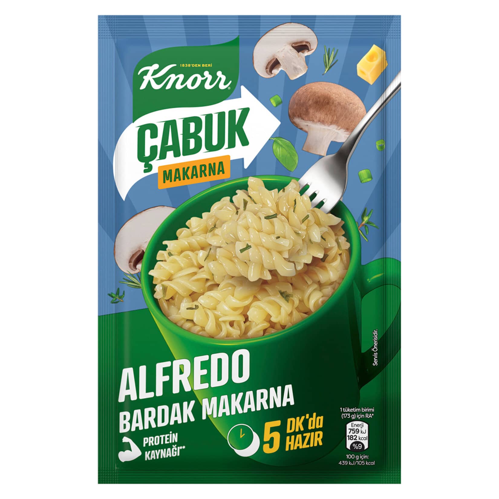 Knorr Çabuk Alfredo Bardak Makarna 48 g