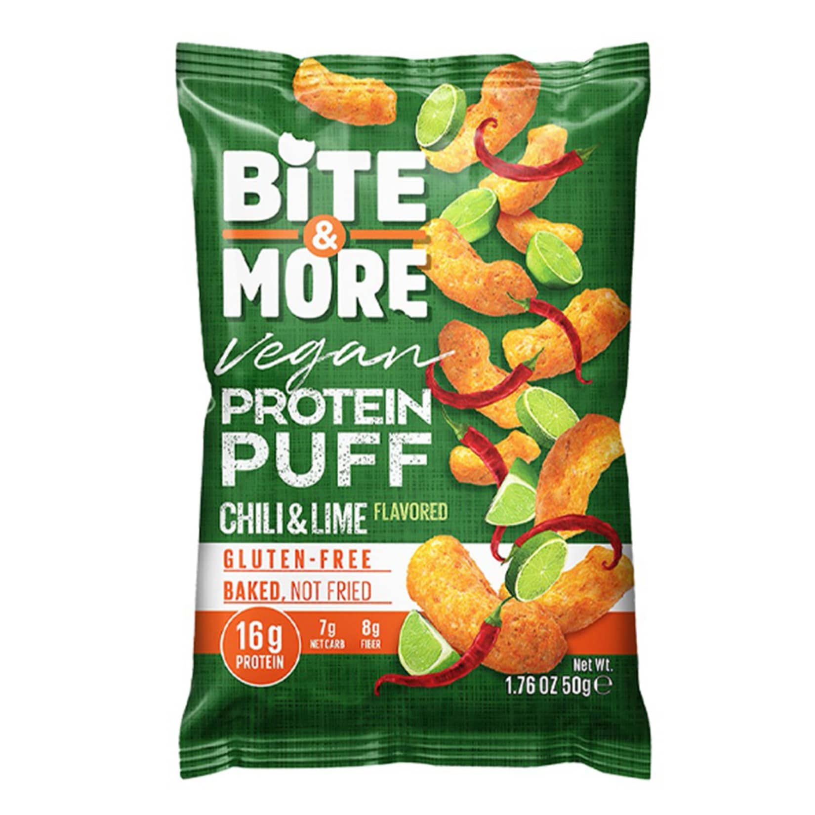 Bite & More Acı Biber Limon Aromalı Nohut Cipsi 50 G