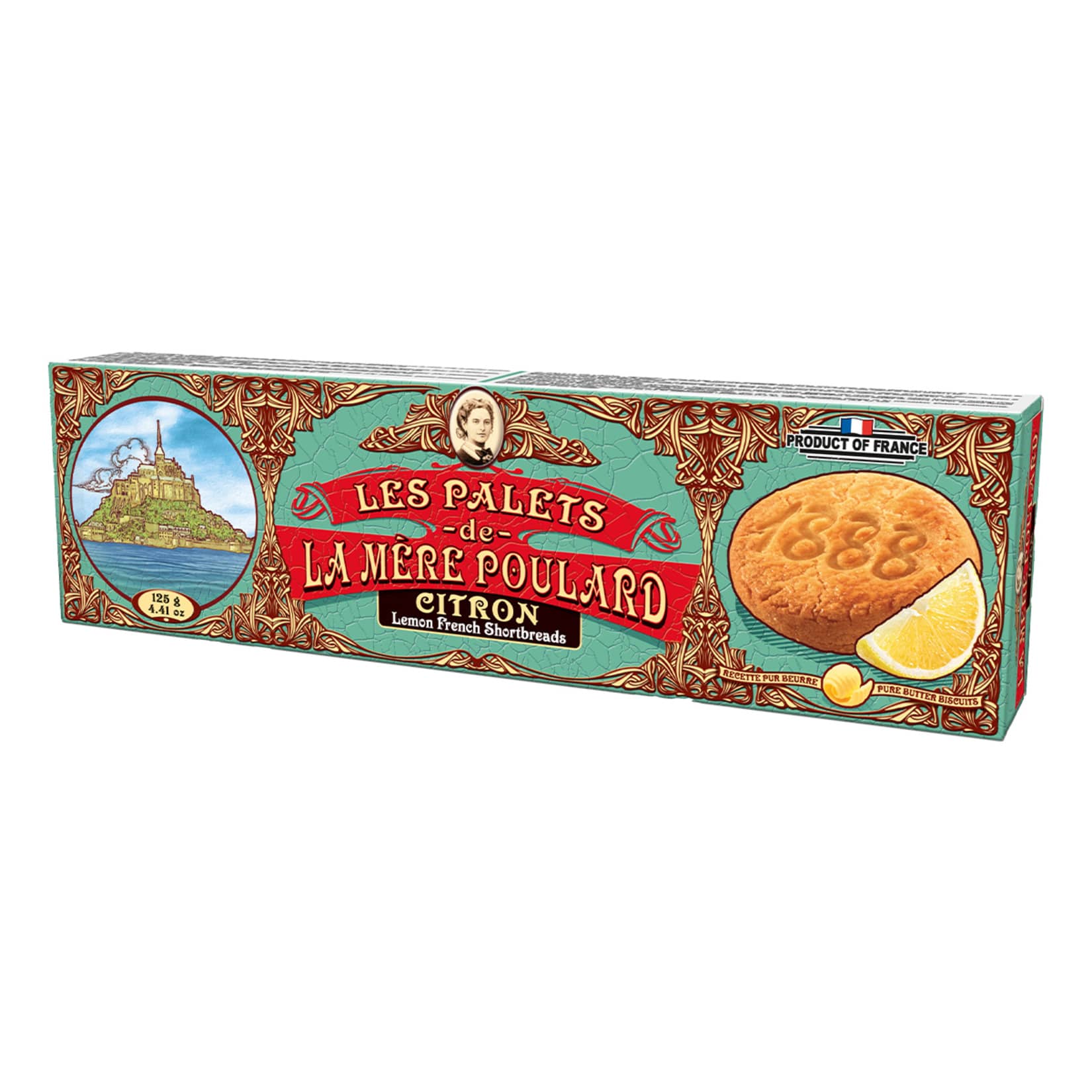 La Mere Poulard Limonlu Tereyağlı Kurabiye 125 G