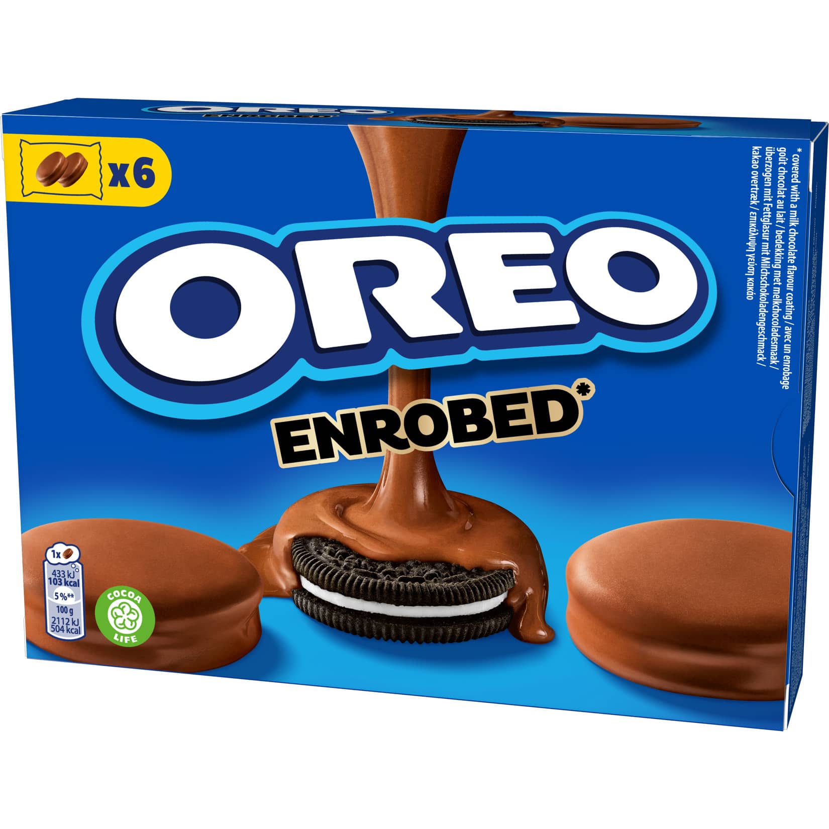 Oreo Sütlü Çikolata Kaplı Bisküvi 246 g