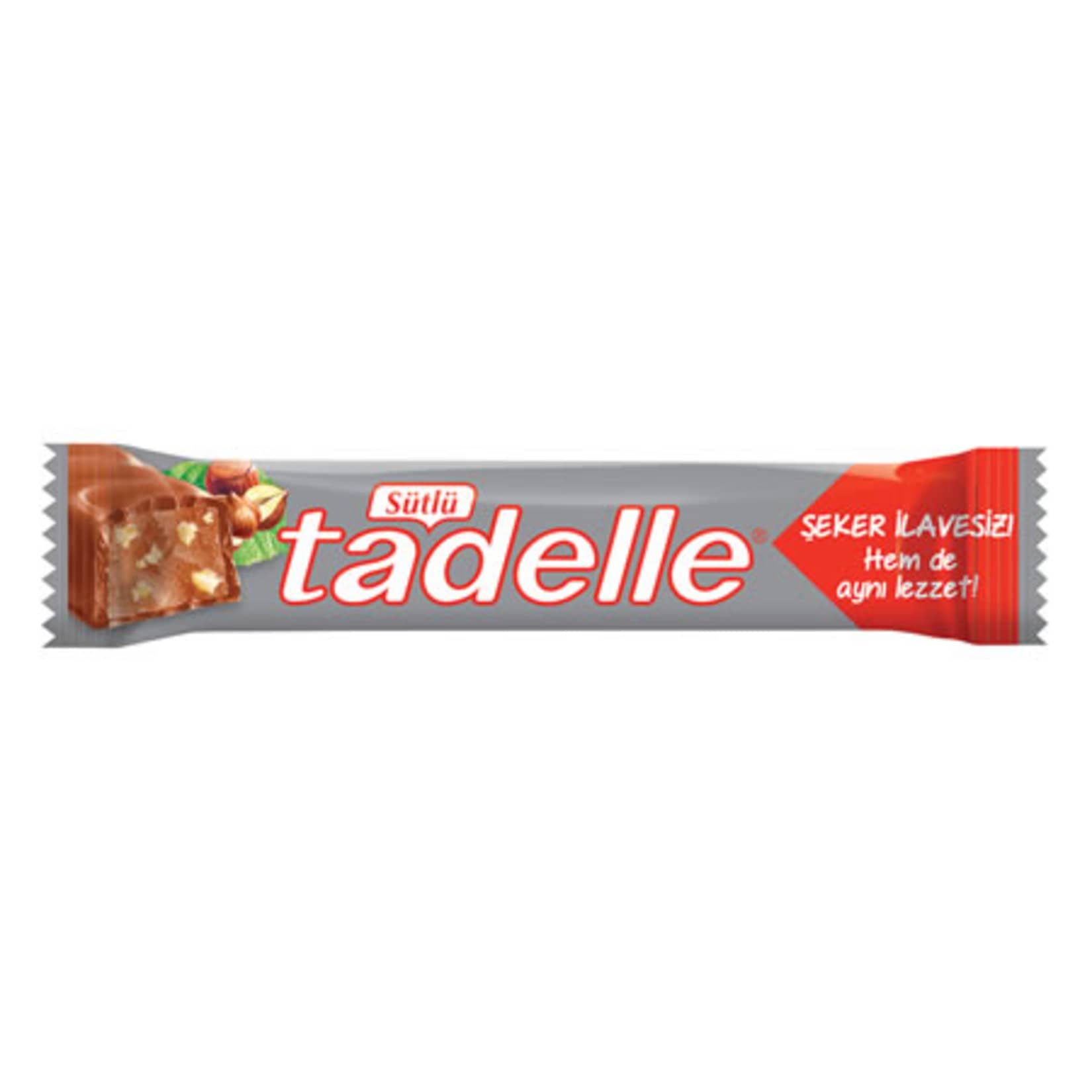 Tadelle Şeker İlavesiz Sütlü Çikolata 20 G