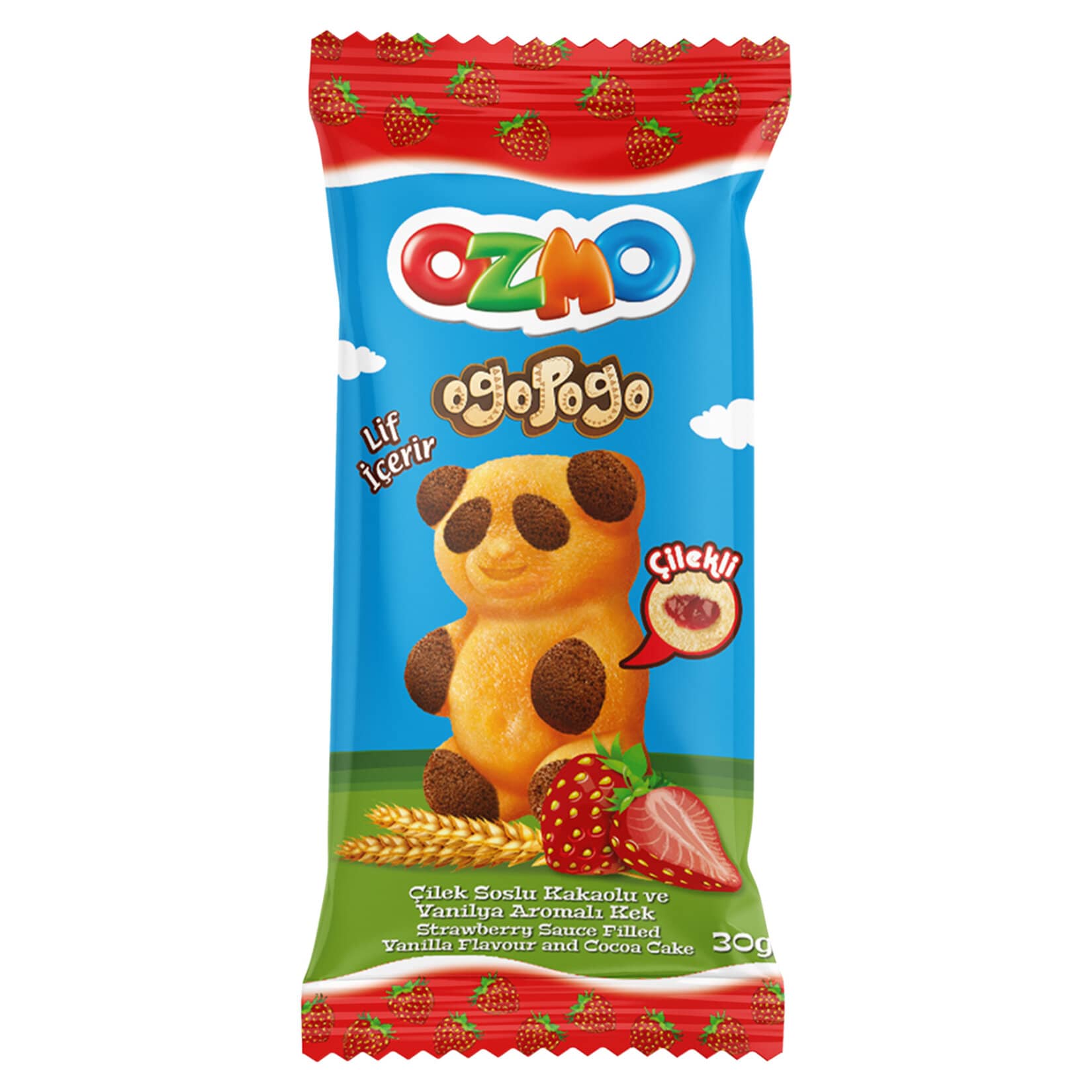 Ozmo Ogopogo Çilekli Kek 30 g