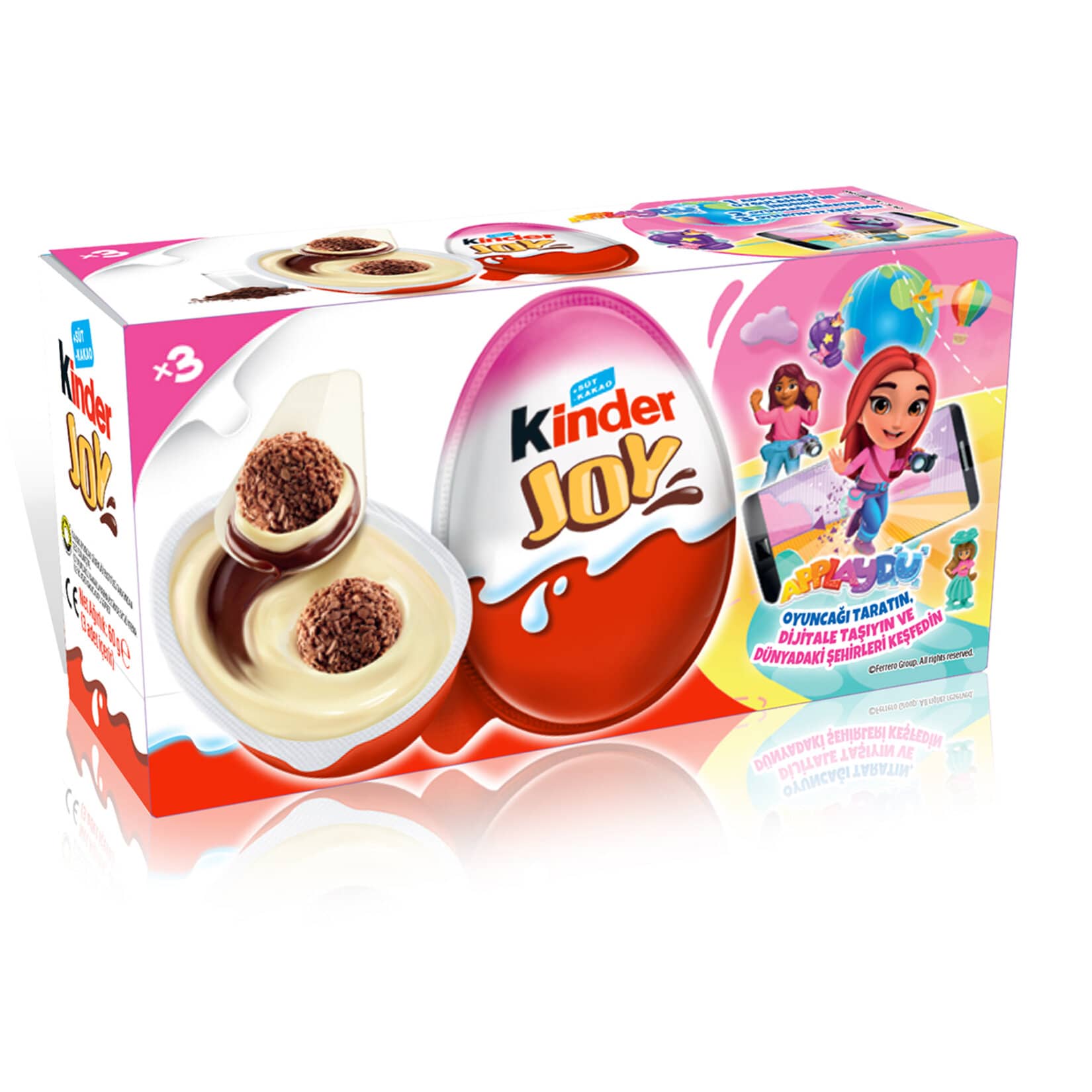 Kinder Joy Kızlara Özel 3'lü Paket 3 x 20 g