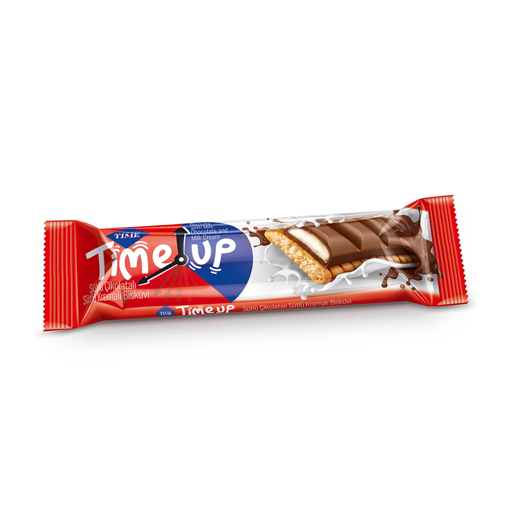 Çizmeci Time Up Sütlü Çikolatalı Sütlü Kremalı Bisküvi 30 G