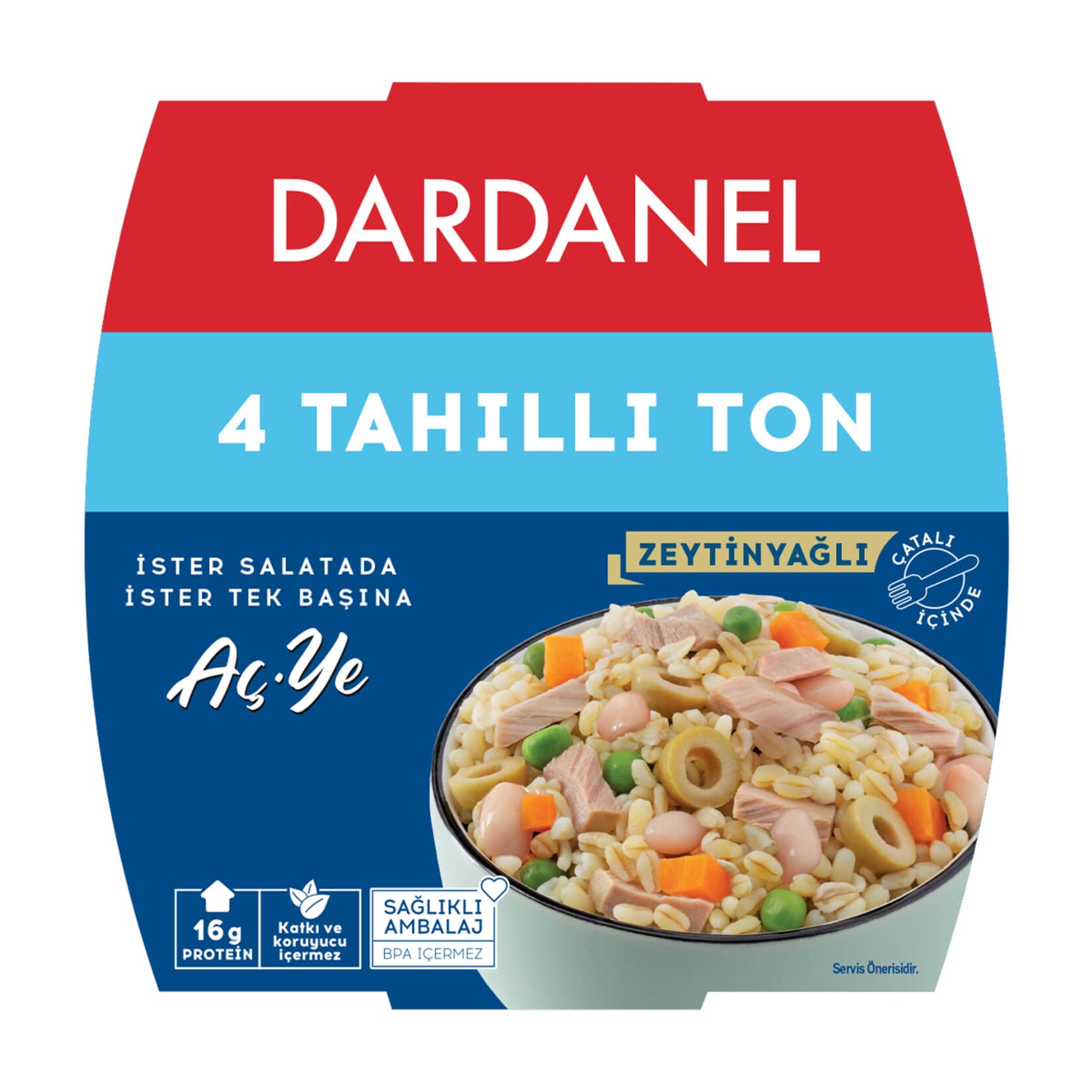 Dardanel 4 Tahıllı Ton Aç-Ye 160 g