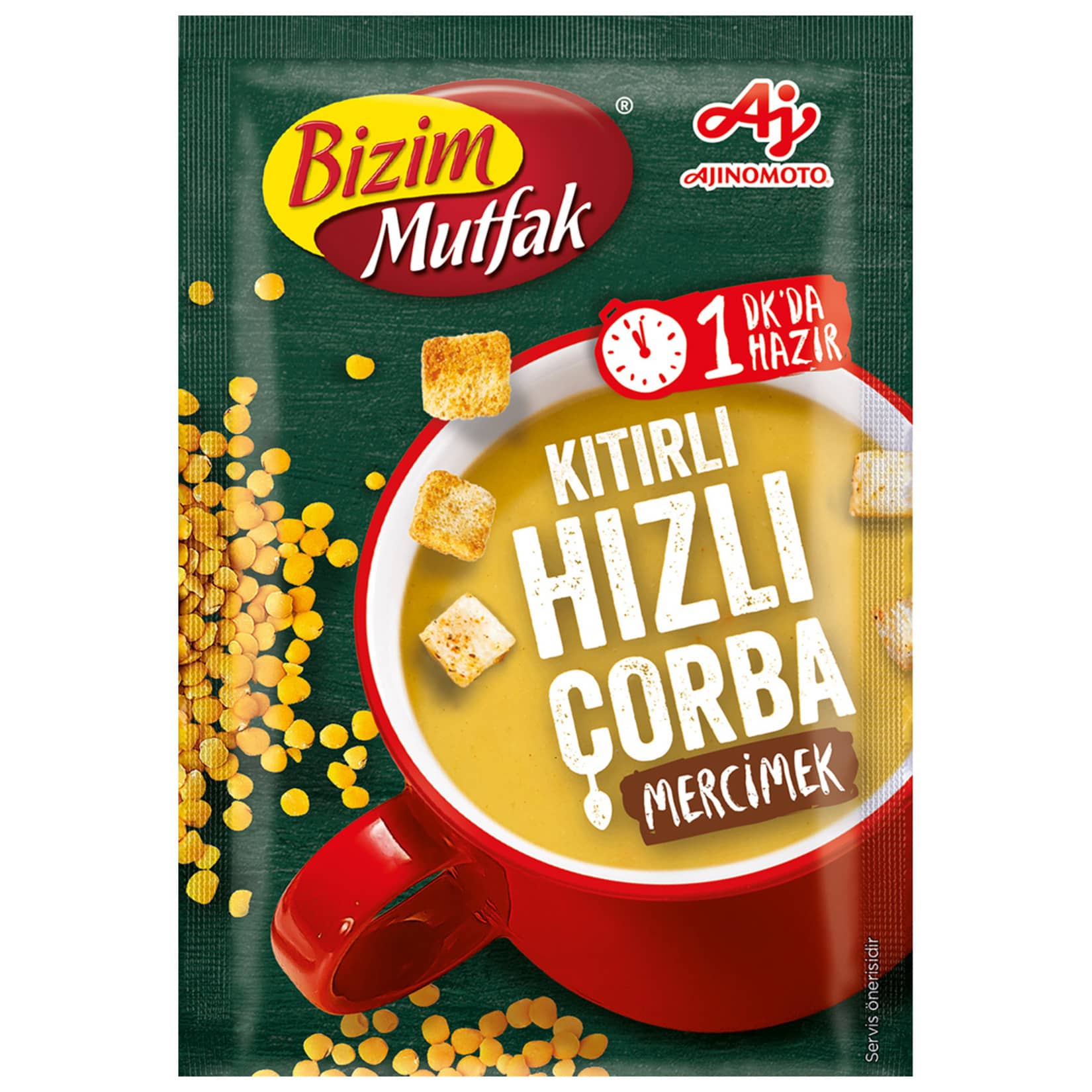 Bizim Mutfak Kıtırlı Hızlı Çorba Mercimek 18 g