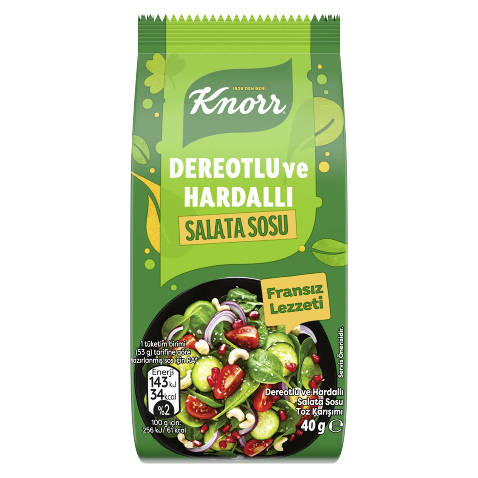 Knorr Dereotlu ve Hardallı Salata Sosu 40 g