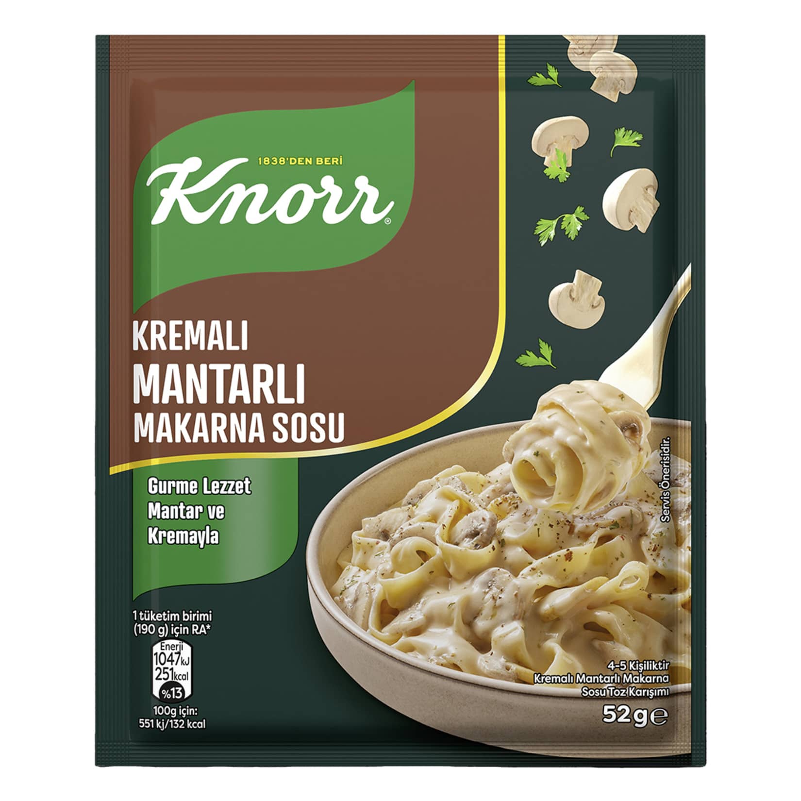 Knorr Kremalı Mantar Makarna Sosu 52 g