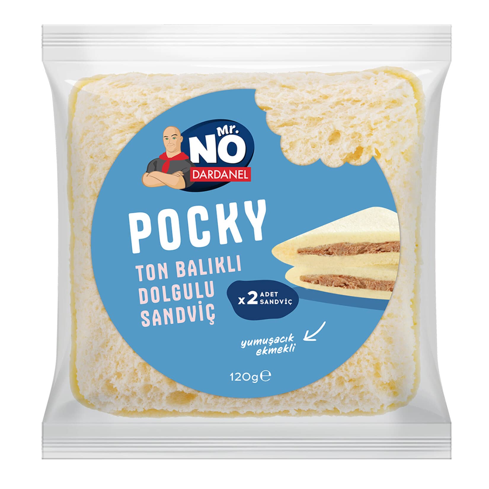 Mr.No Pocky Ton Balıklı Dolgulu Sandviç 120 G