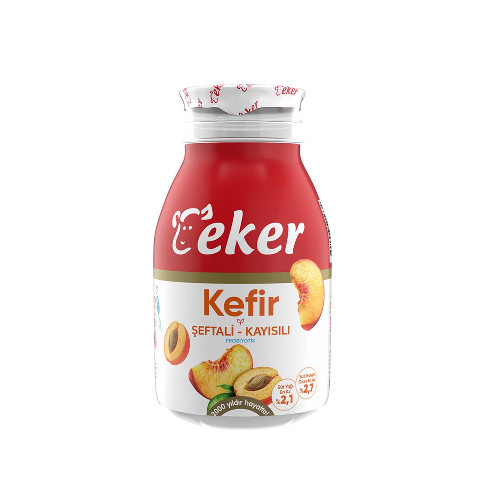 Eker Şeftali Kayısılı Kefir 200 ml