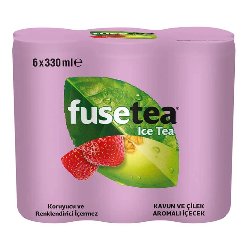 Fuse Tea Kavun & Çilek 6x330 ml Kutu