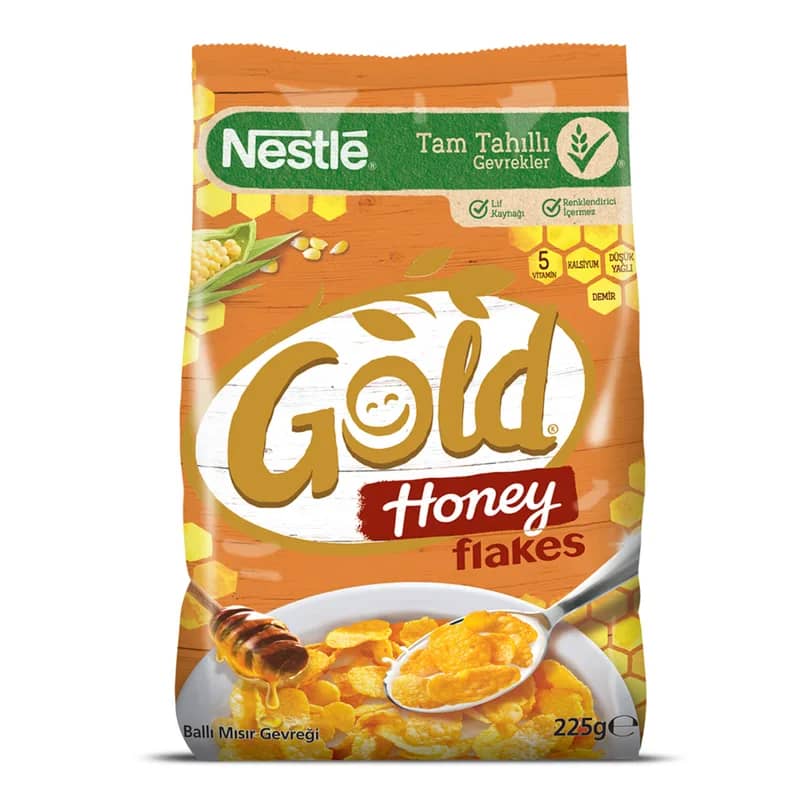 Nestle Gold Honey Flakes Ballı Mısır Gevreği 225 g