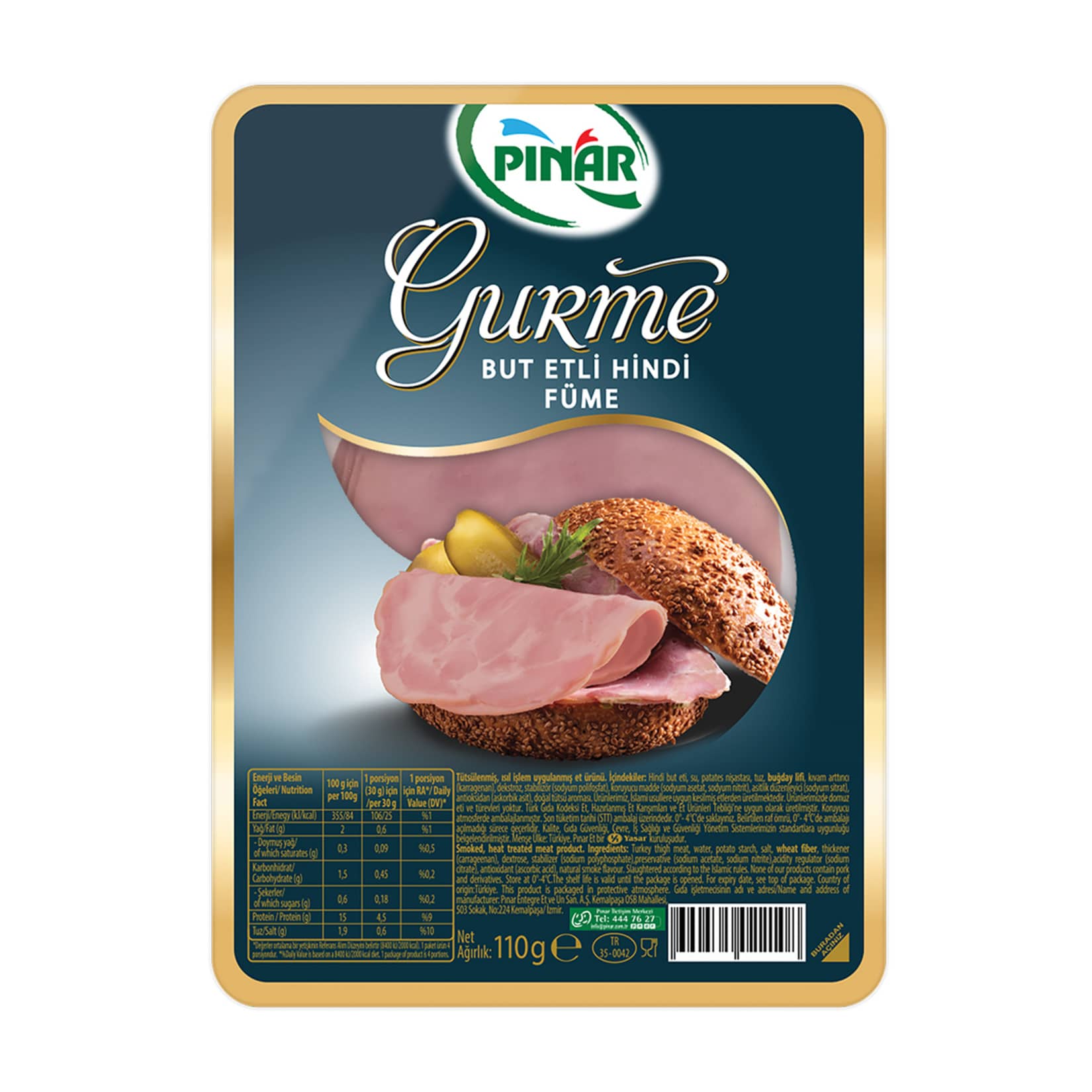 Pınar Füme Hindi But Etli Gurme