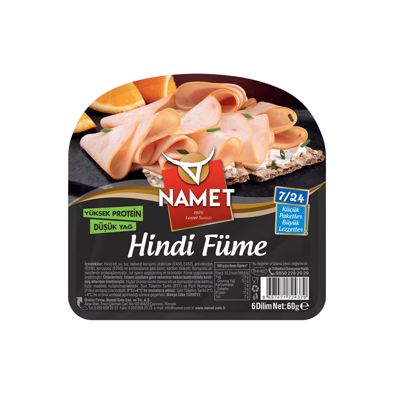 Namet Hindi Füme 7/24