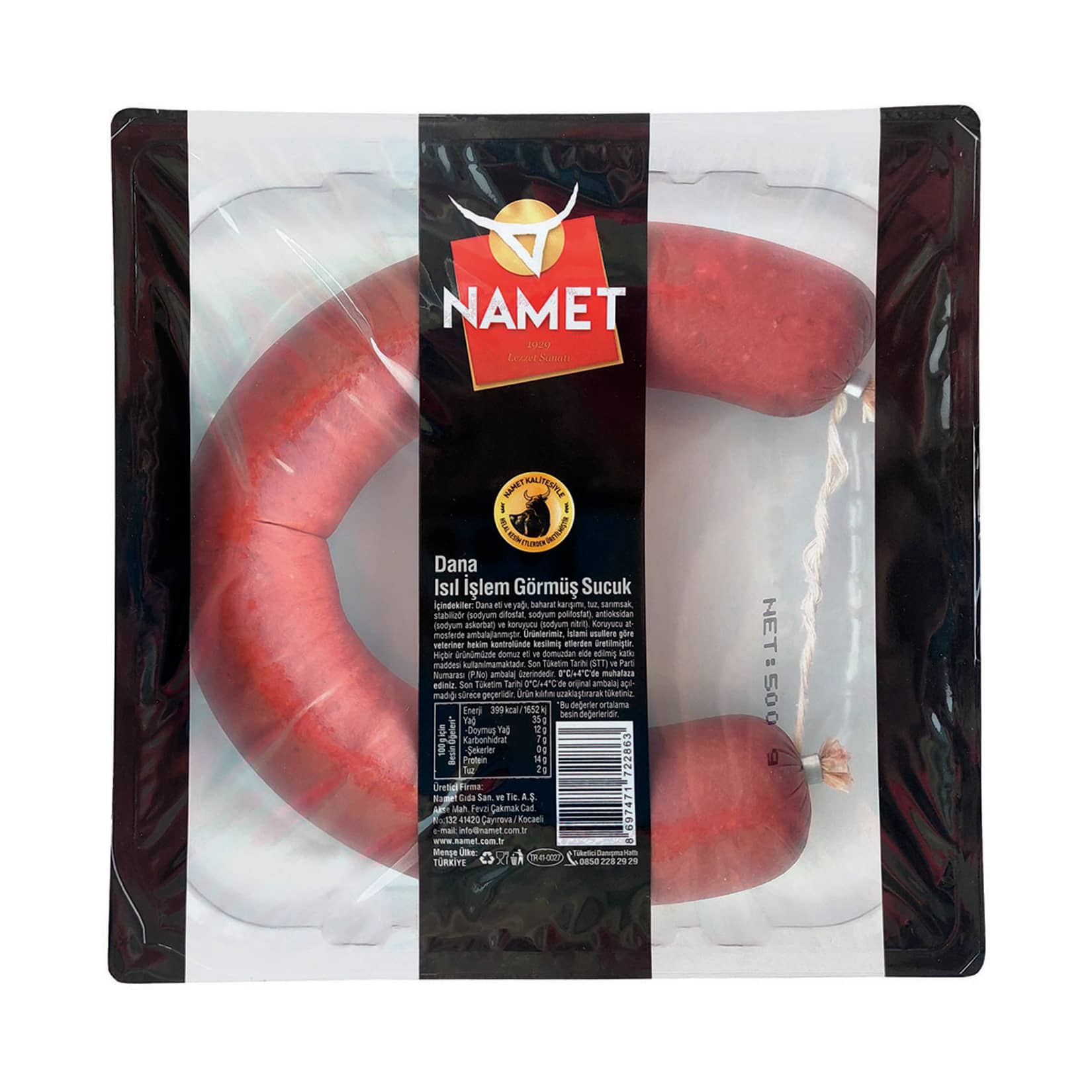 Namet Isıl İşlem Görmüş Kangal Sucuk